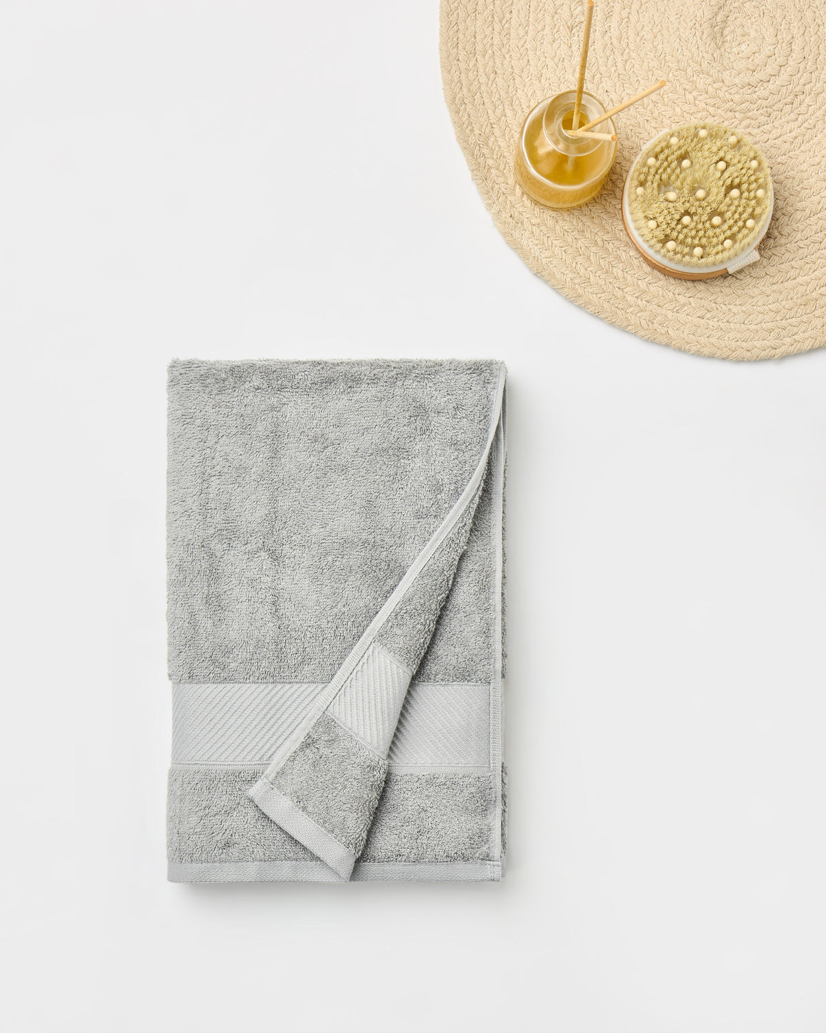 Bamboo Cotton | Bath Towel | 400 GSM | Steel Grey
