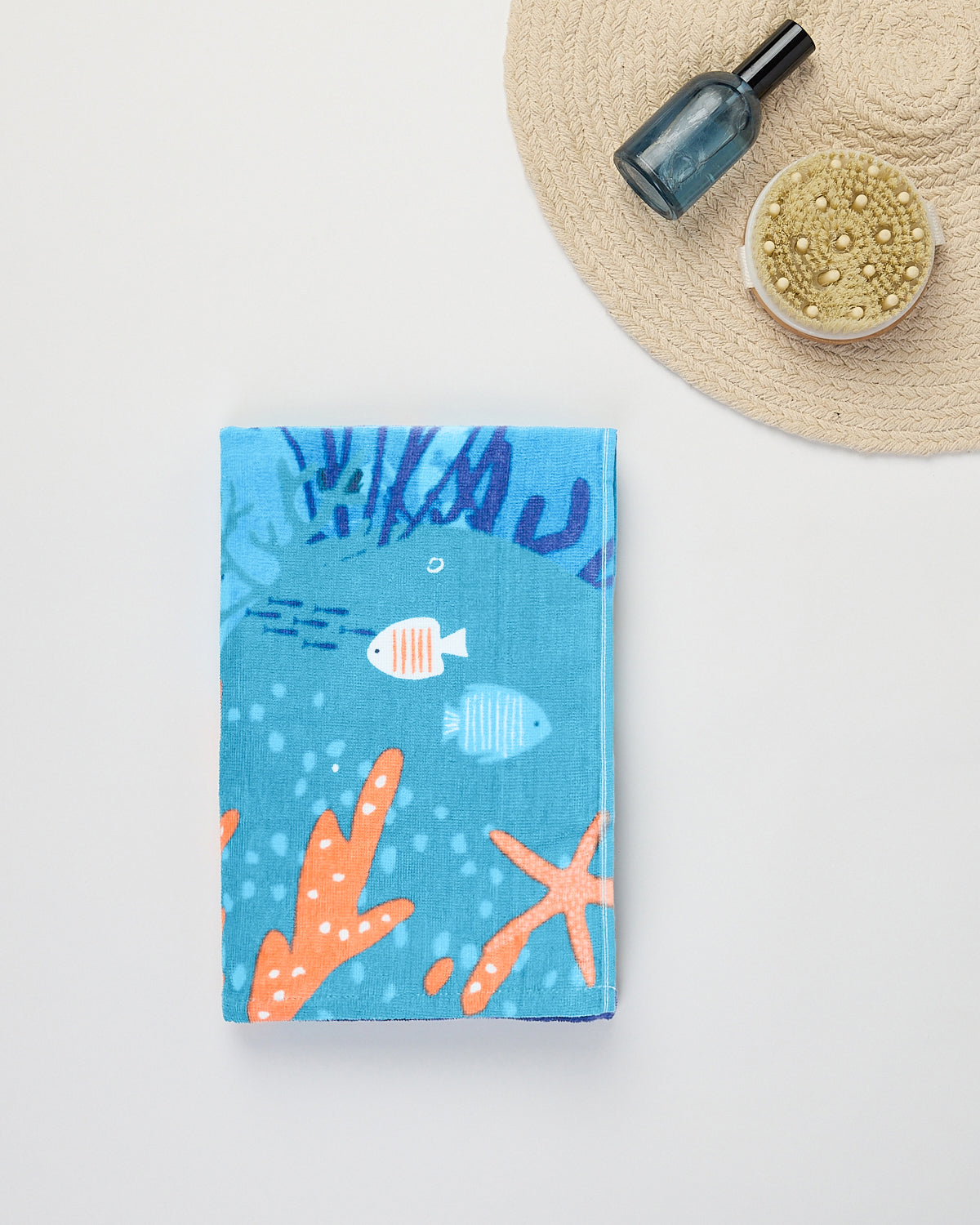 The Play Collection | Bath Towel | 350 GSM Cotton | Sea World
