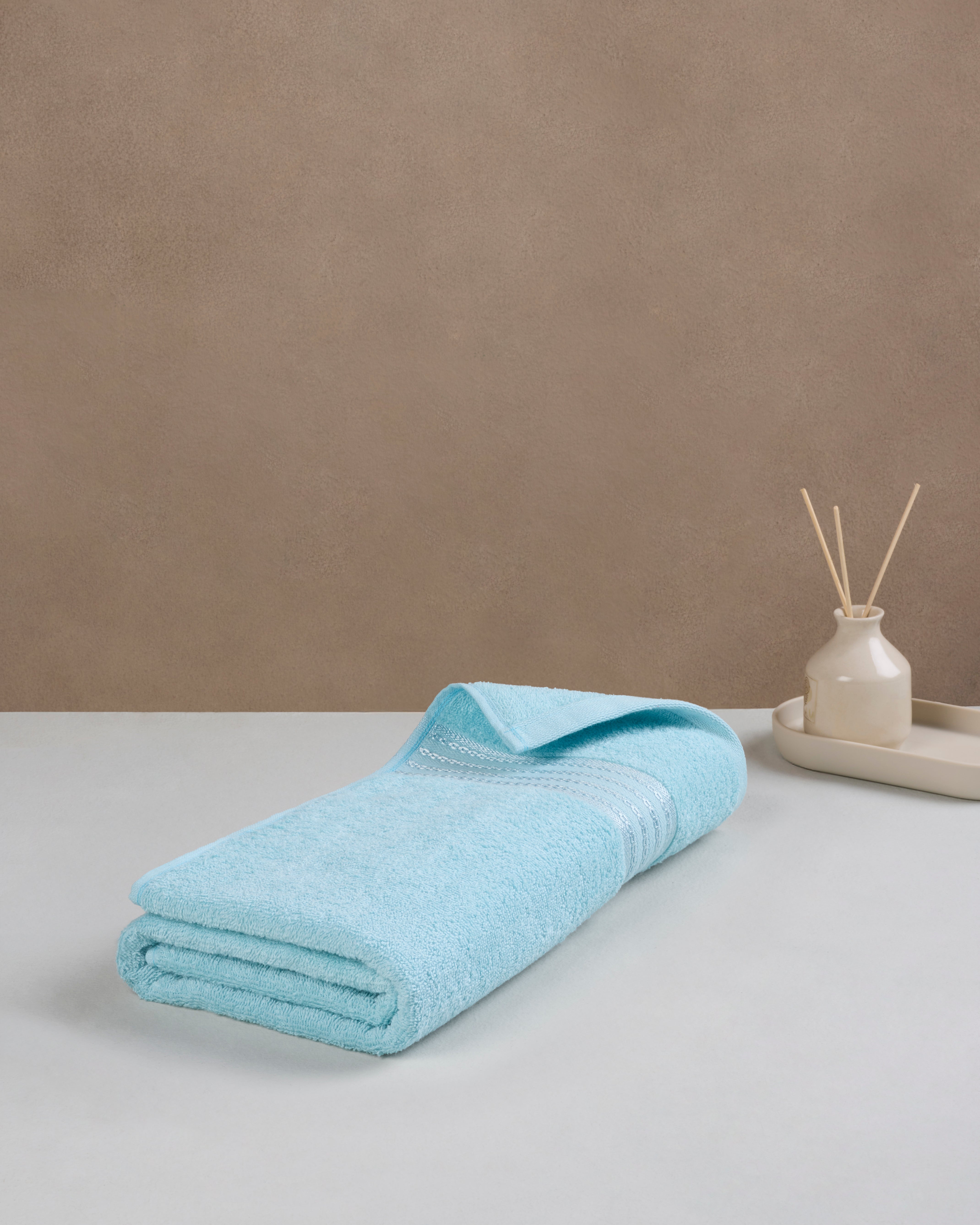 Classic Cotton|Bath Towel|380 GSM - Crise Blue - Himeya