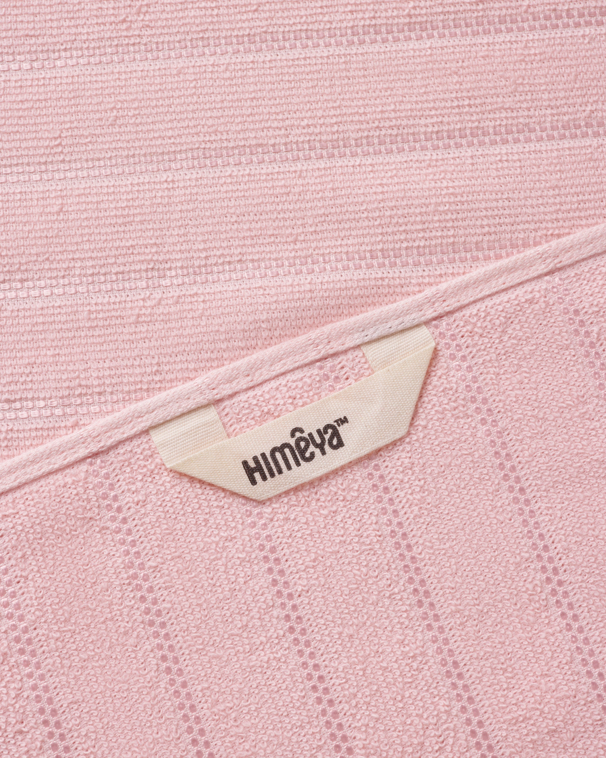 Comfort Pearl Stripe | Bath Towel | 300 GSM | Poppy Peach