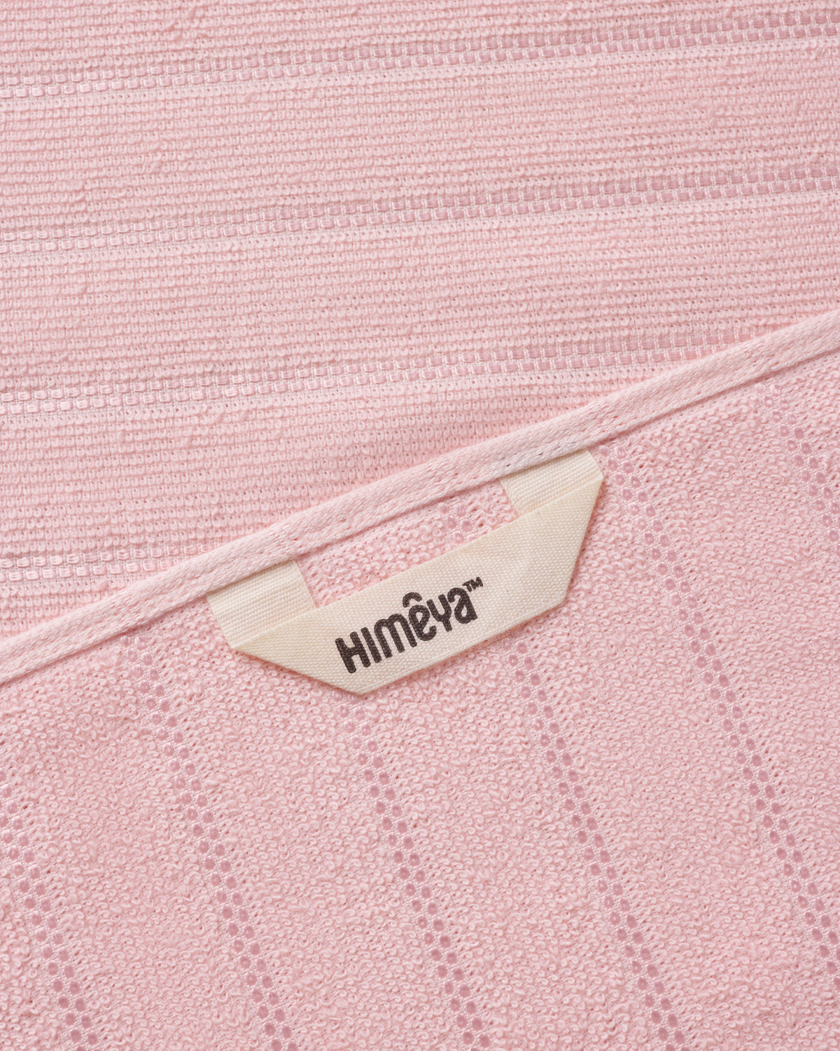 Comfort Pearl Stripe | Bath Towel | 300 GSM | Poppy Peach
