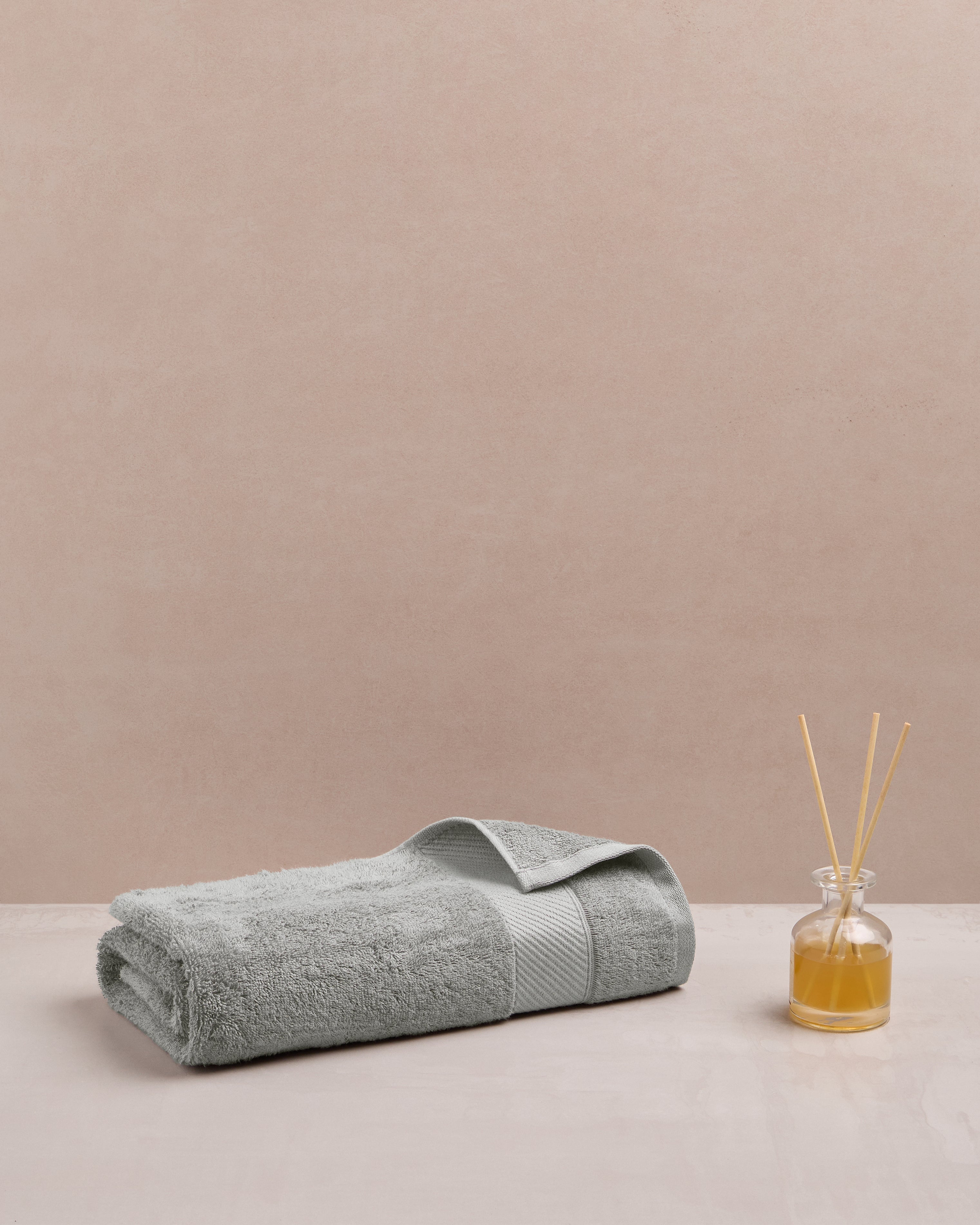 Bamboo Cotton|Bath Towel|400 GSM - Steel Grey - By Himeya