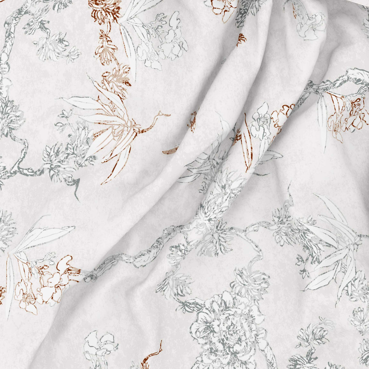 The Gold Collection | King Bedsheet Set | 300 TC Cotton | Grey