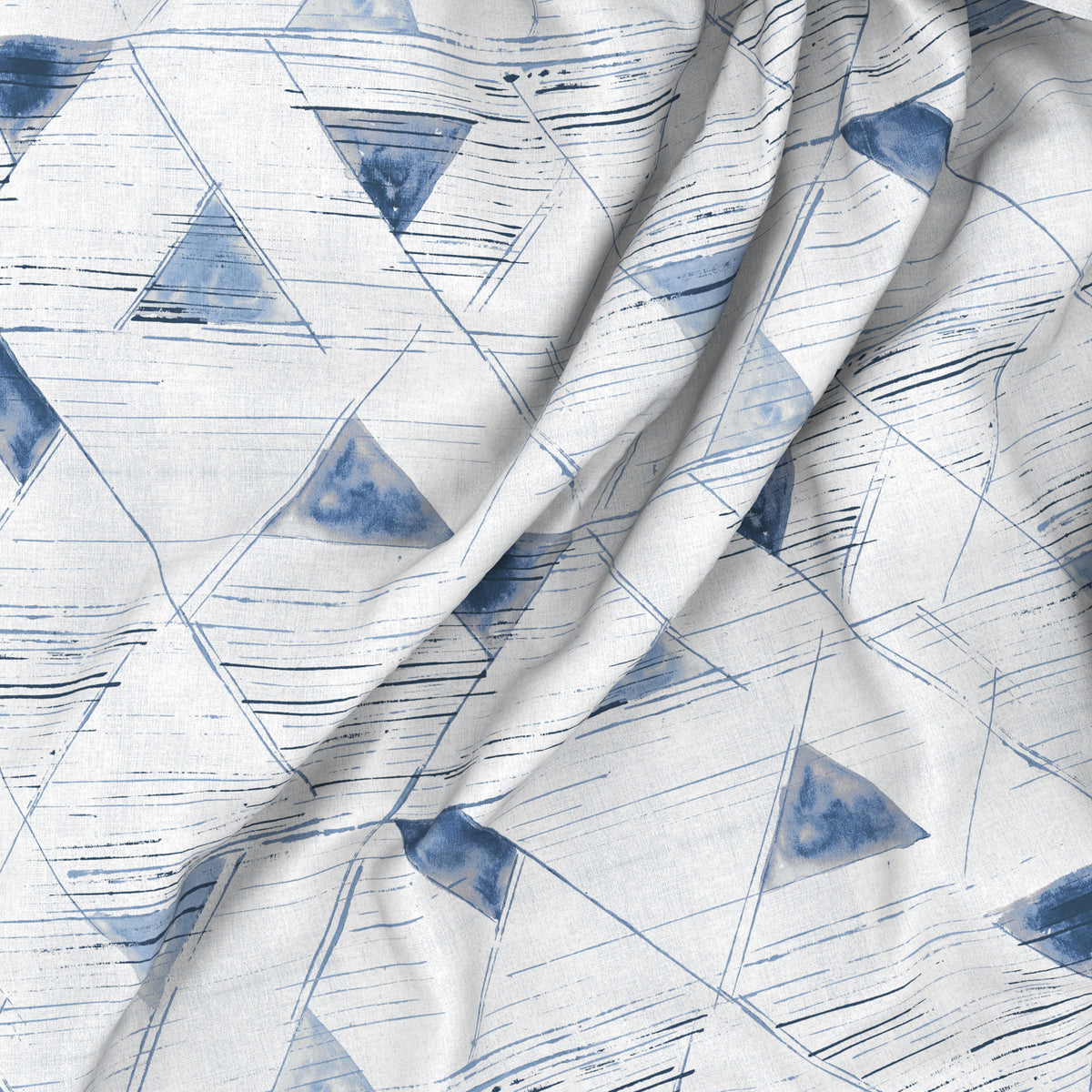The Elite Collection | King Bedsheet Set | 180 TC Cotton | Indigo