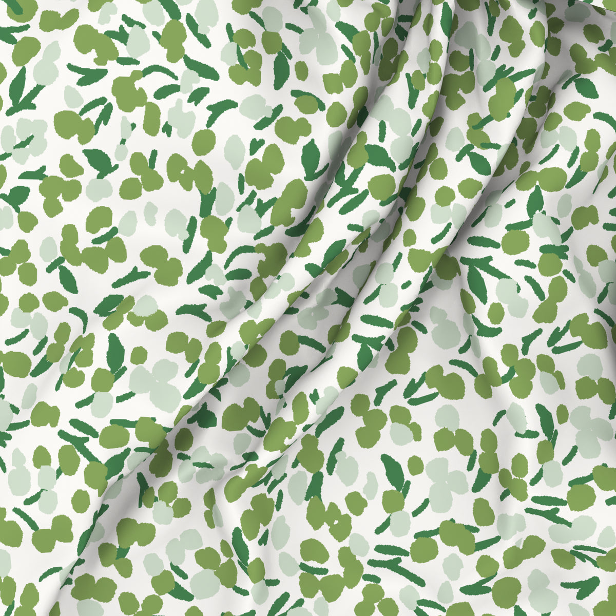 The Elegant Collection | Printed Double Bedsheet Set | 190 TC Cotton | Breezy Buds-Turtle Grn