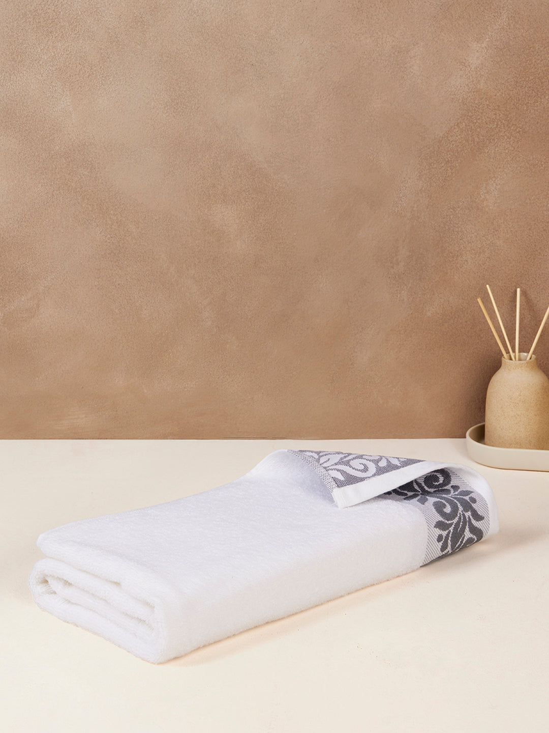 Himeya Fashion Imperial 400 GSM Bath Towel - Charcoal Grey
