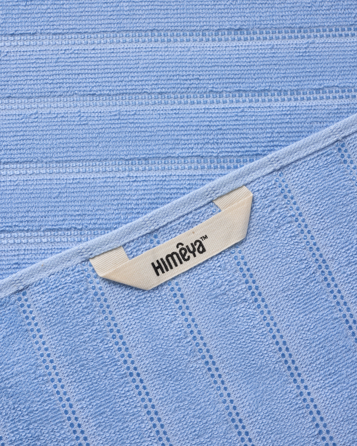Comfort Pearl Stripe | Bath Towel | 300 GSM | Cornflower Blue