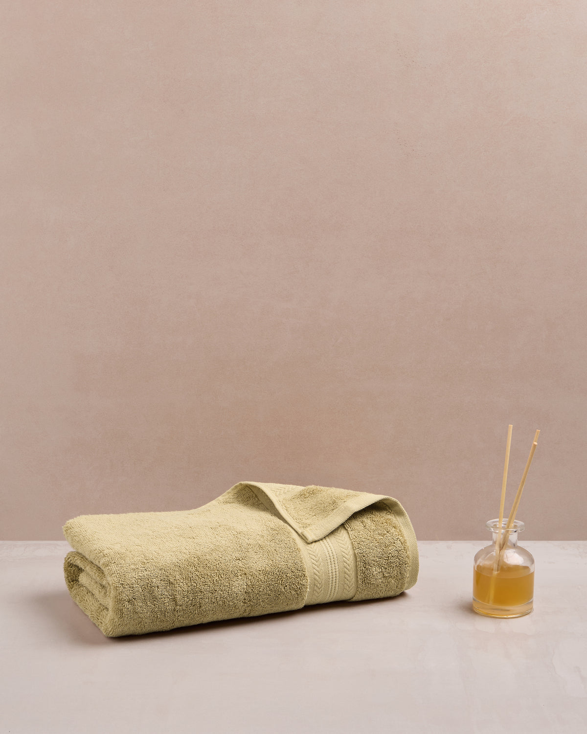 Bamboo Cotton | Bath Towel | 600 GSM | Golden Beige