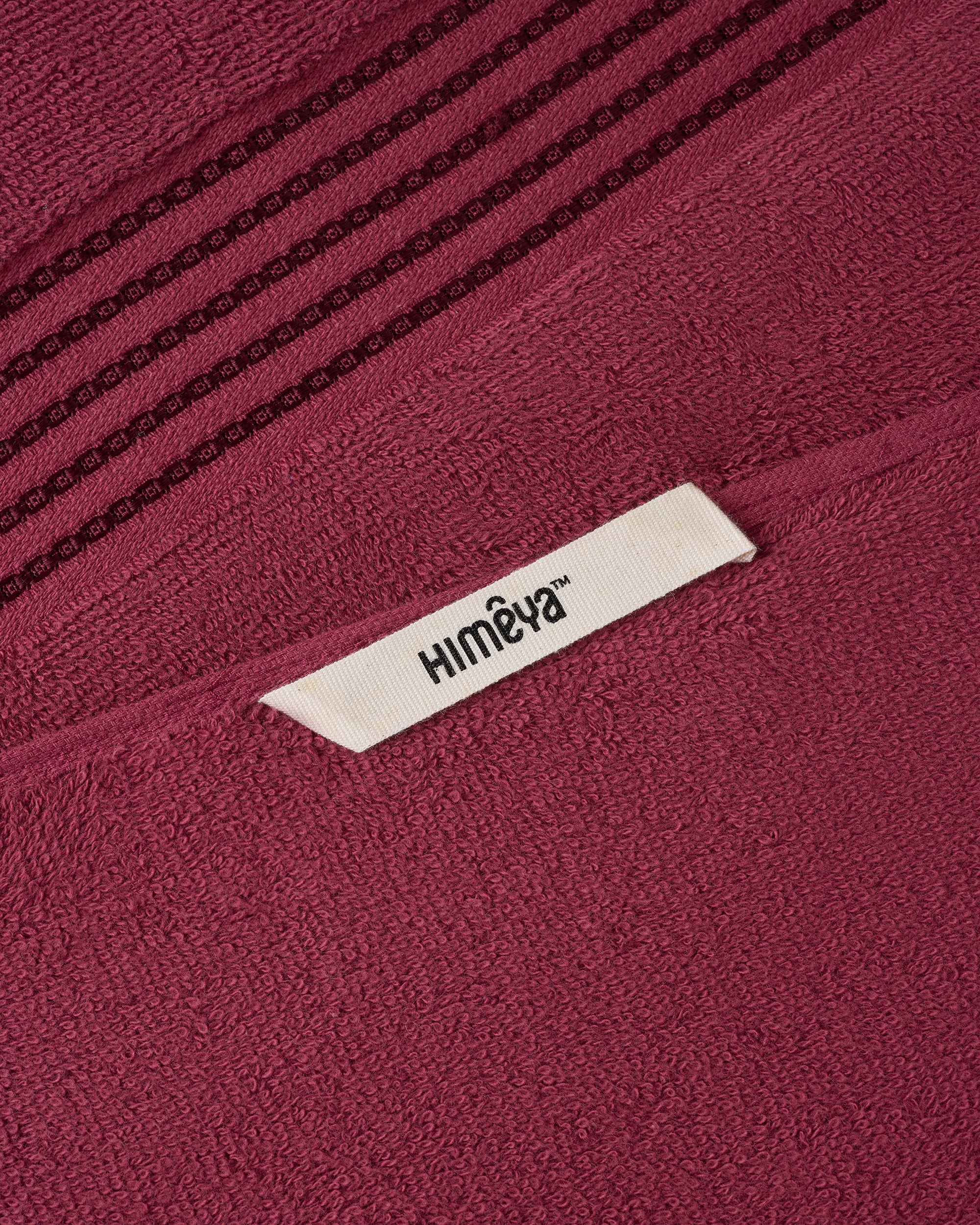 Himeya Elite Regal 500 GSM Bath Towel - Merlot Red