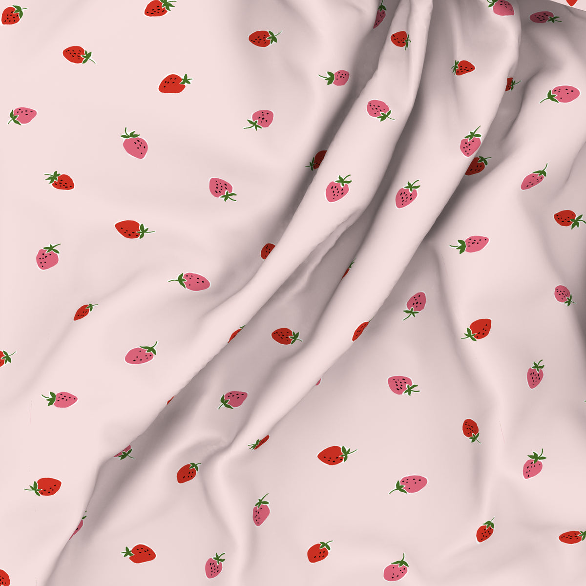 The Elegant Collection | Printed Single Bedsheet Set | 190 TC Cotton | Wild Straw Toss - Pink
