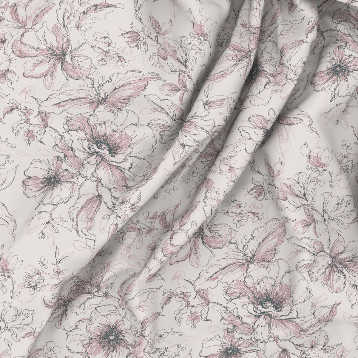 The Elite Collection | King Bedsheet Set | 180 TC Cotton | Cinder Rose
