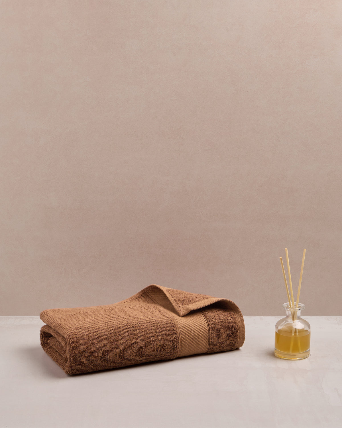 Bamboo Cotton | Bath Towel | 400 GSM | Leather Brown