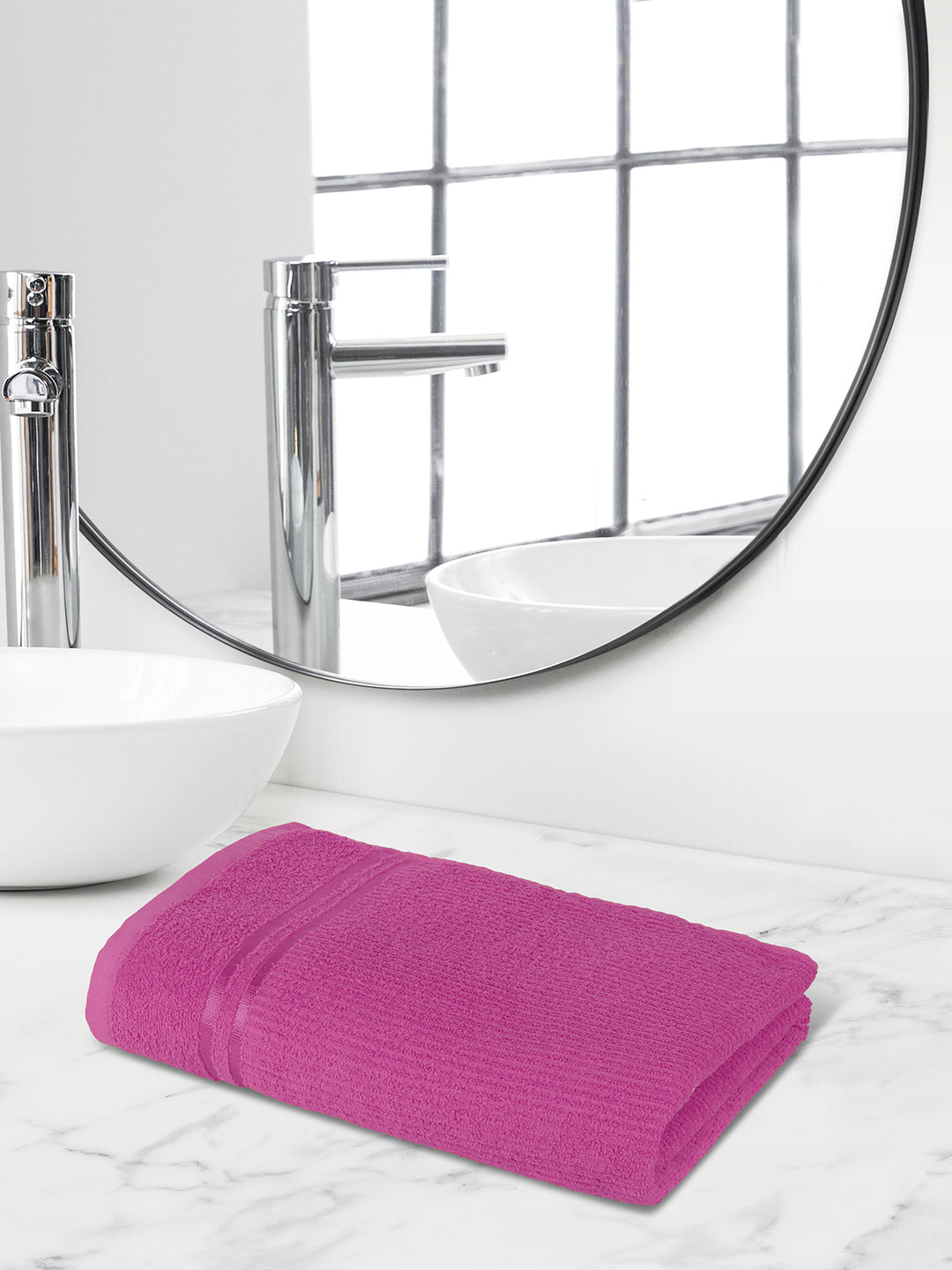 Comfort Collection, Classic Quickdry | Bath Towel | 300 GSM - Magenta Pink by Himeya