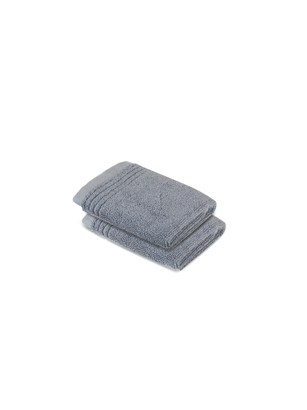 Gold Collection | Face Towel Pack of 2 | 600 GSM | Vintage Blue by Himeya