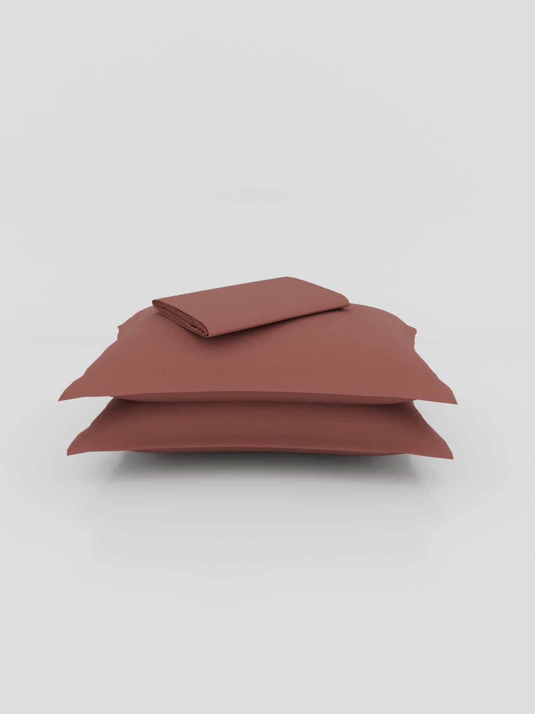 The Gold Collection | Solid King Bedsheet Set | 300 TC Sateen Solid | Peeled Almond