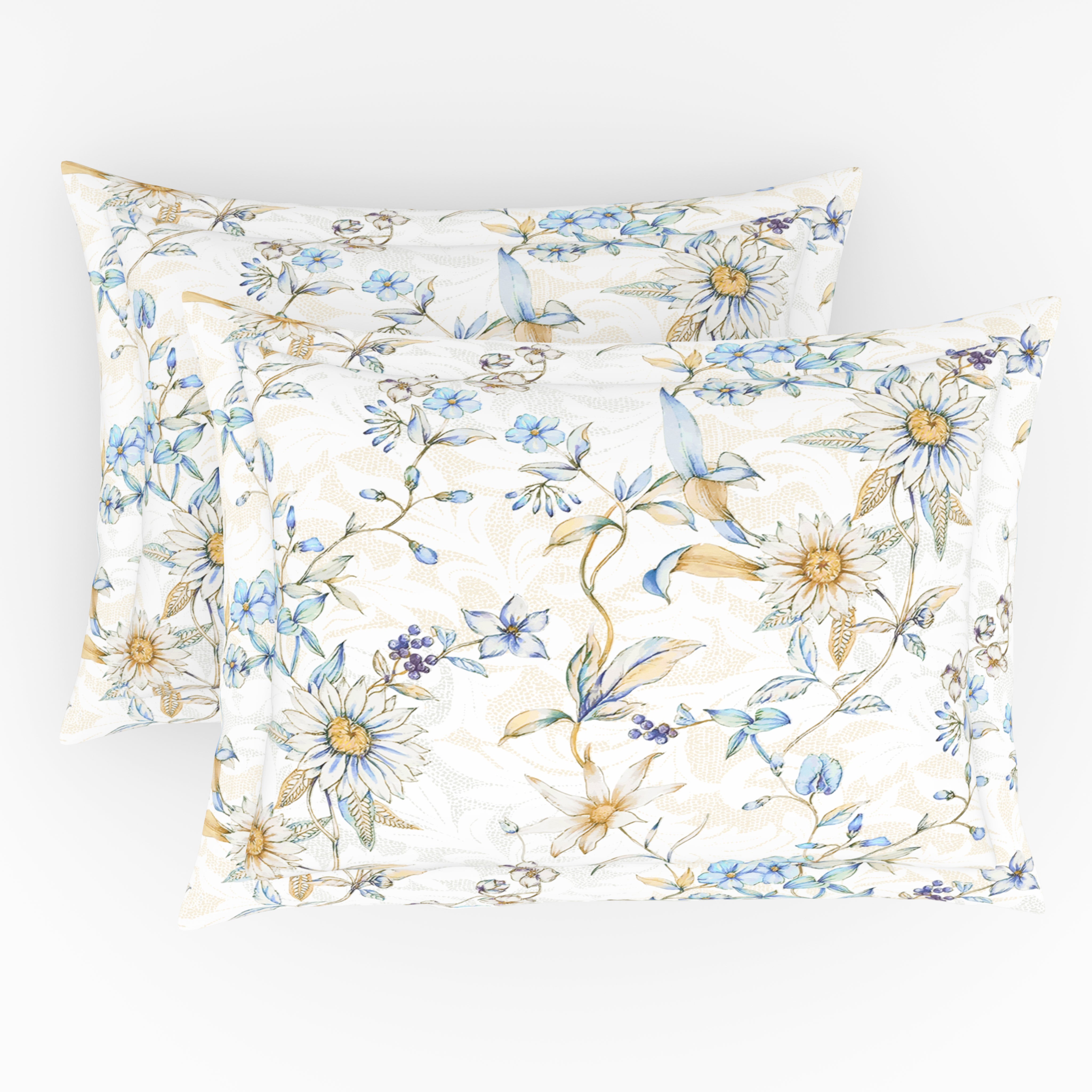 The Gifting Collection | King Bedsheet Set | 210 TC Cotton | Golden Brown