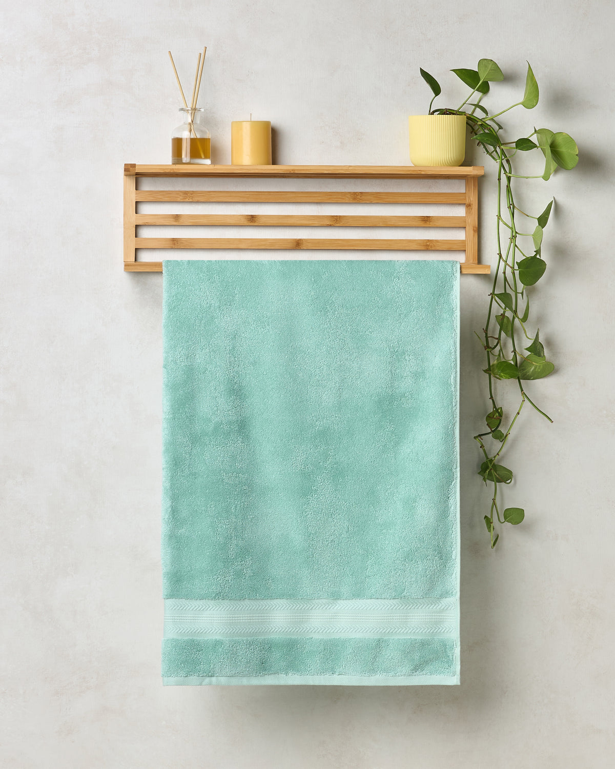 Bamboo Cotton | Bath Towel | 600 GSM | Ice Burst