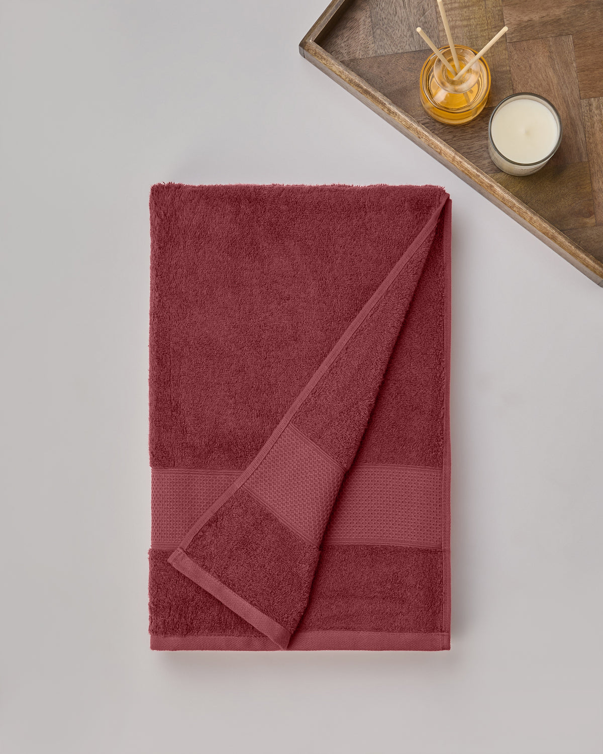 The Elite Collection | Bath Sheet | 450 GSM | Divine Red