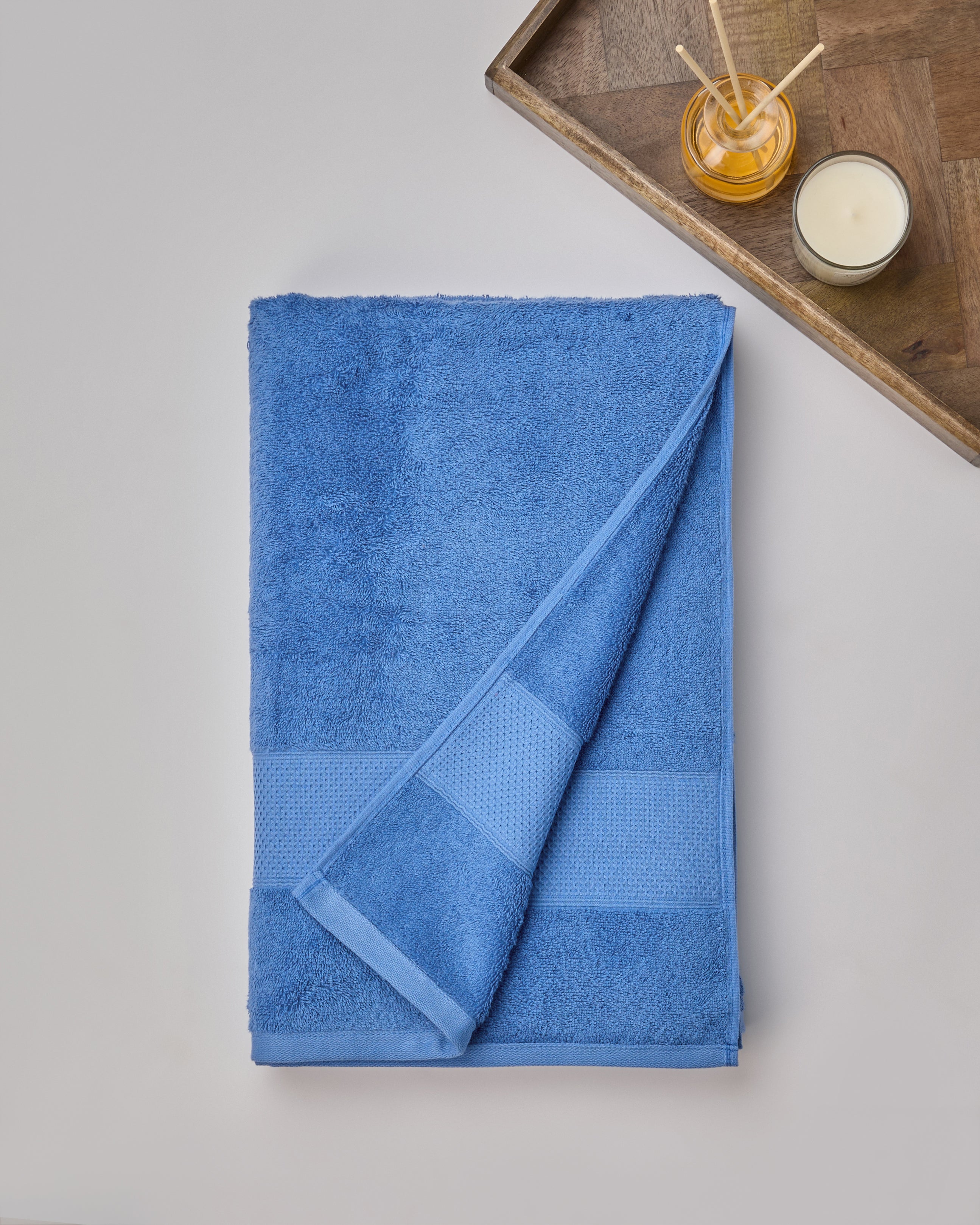 The Elite Collection | Bath Sheet | 450 GSM | Imperial Blue