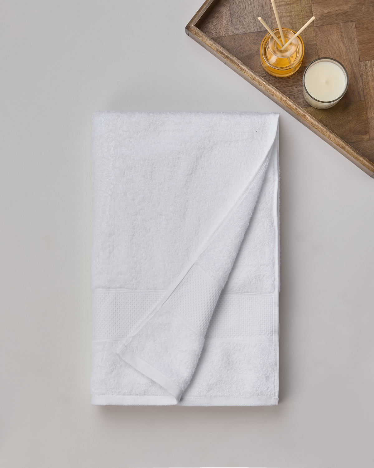 The Elite Collection | Small Bath Towel | 450 GSM | Star White