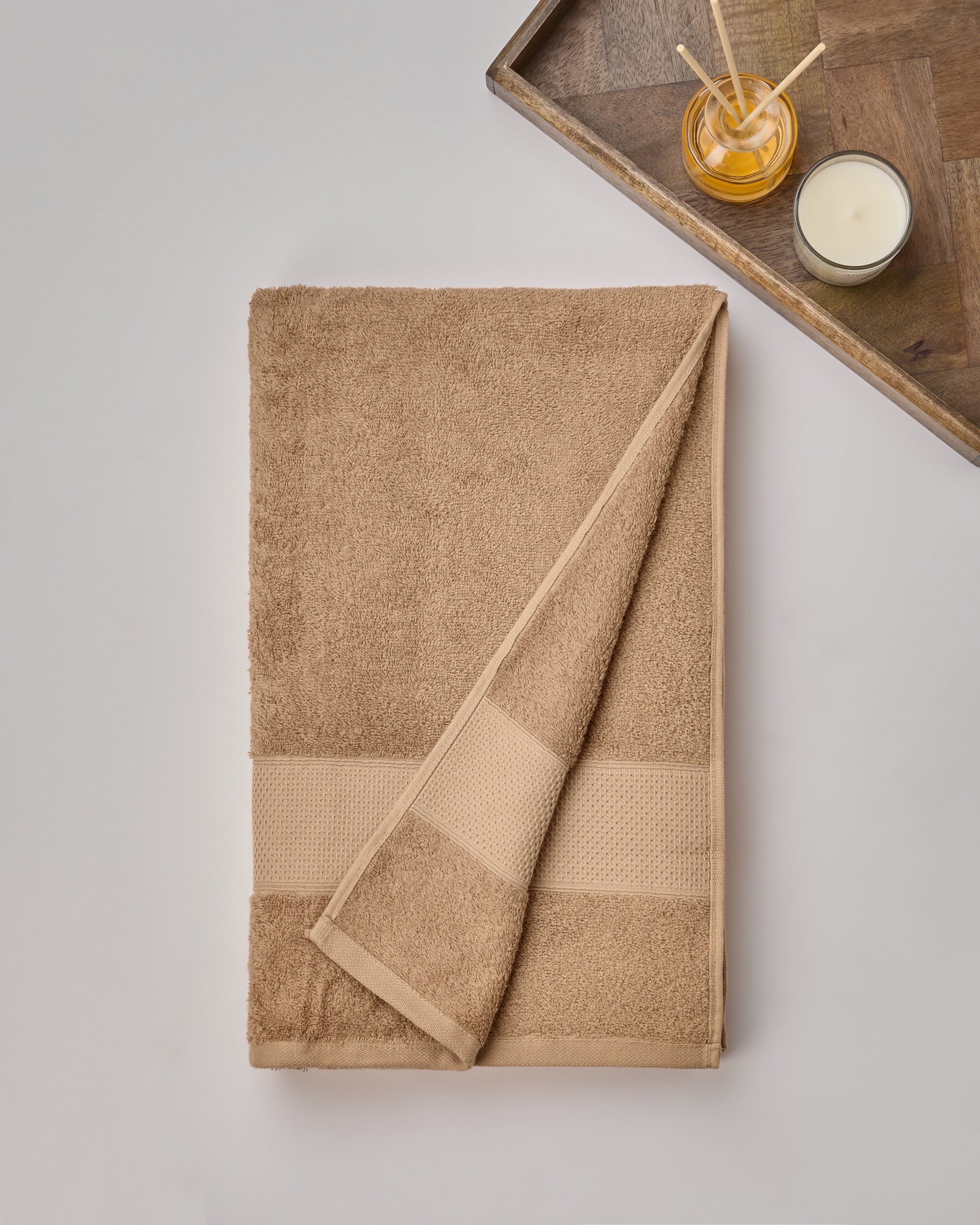The Elite Collection | Small Bath Towel | 450 GSM | Taupe