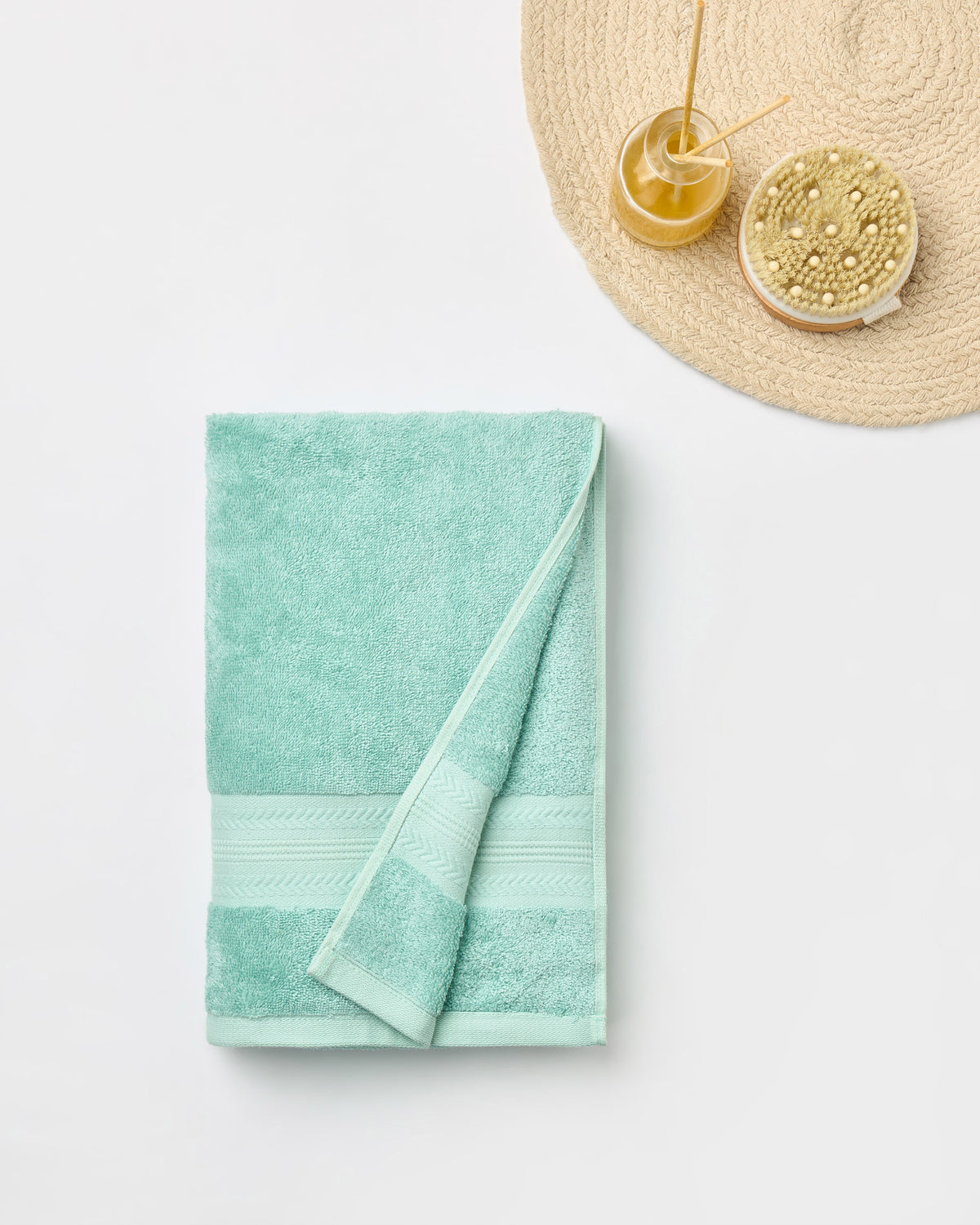 Bamboo Cotton | Bath Towel | 600 GSM | Ice Burst