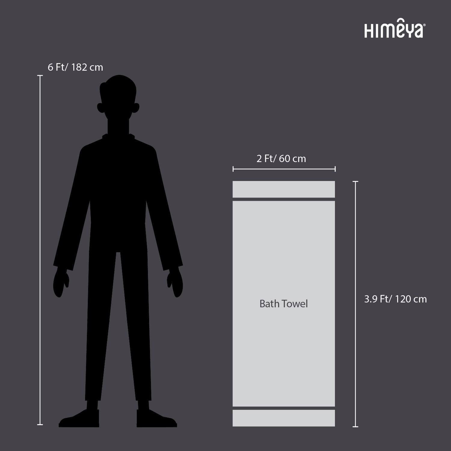 Himeya Elite Regal 500 GSM Bath Towel - Cookie Dough