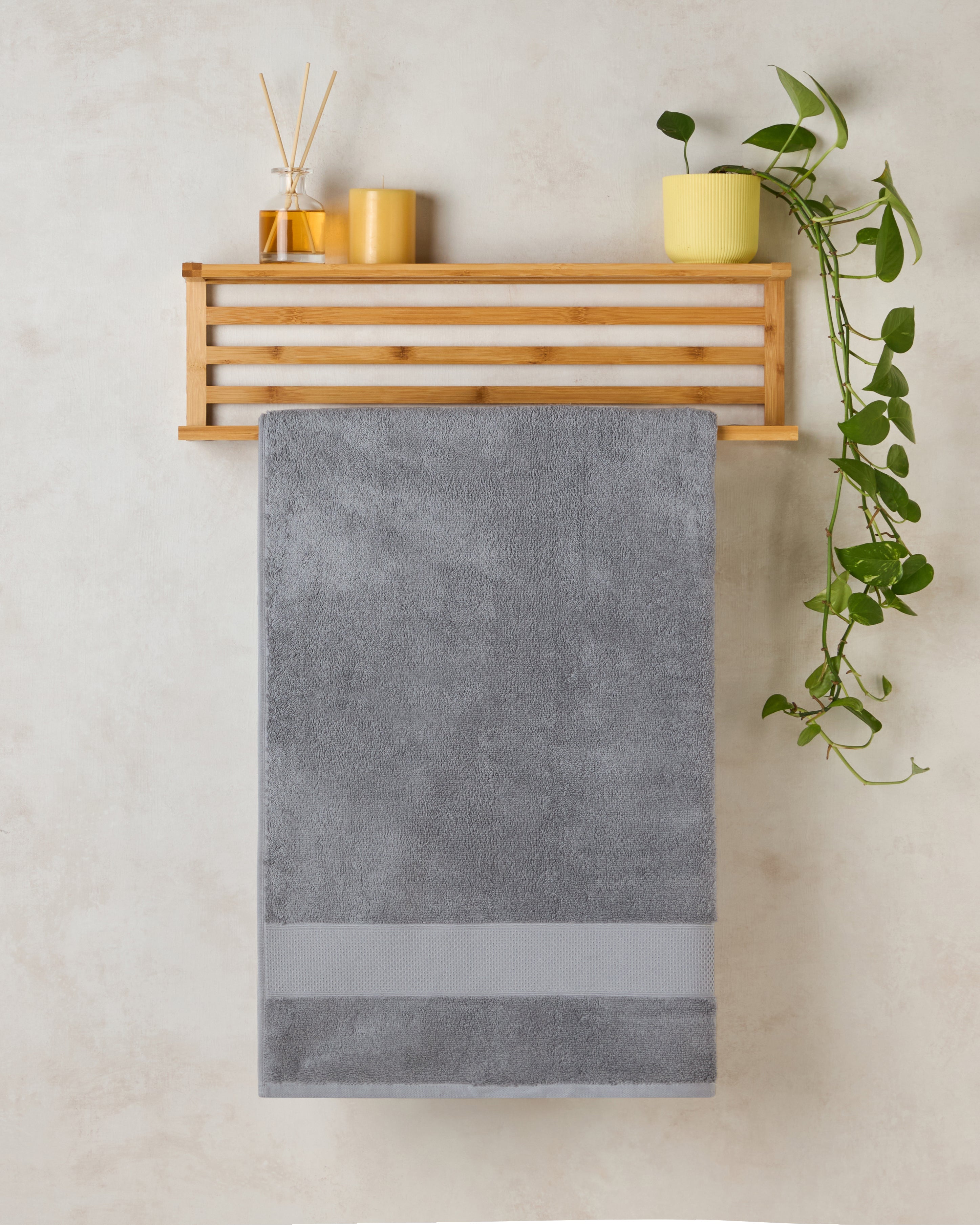 The Elite Collection, Daily Soft | Bath Towel | 450 GSM - Ash Grey