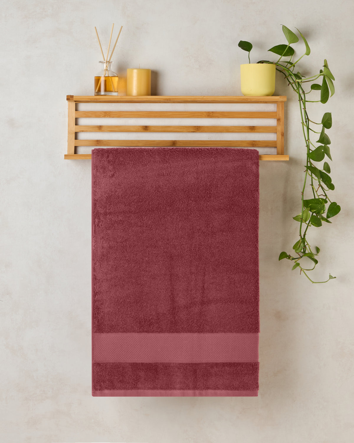 The Elite Collection | Bath Sheet | 450 GSM | Divine Red