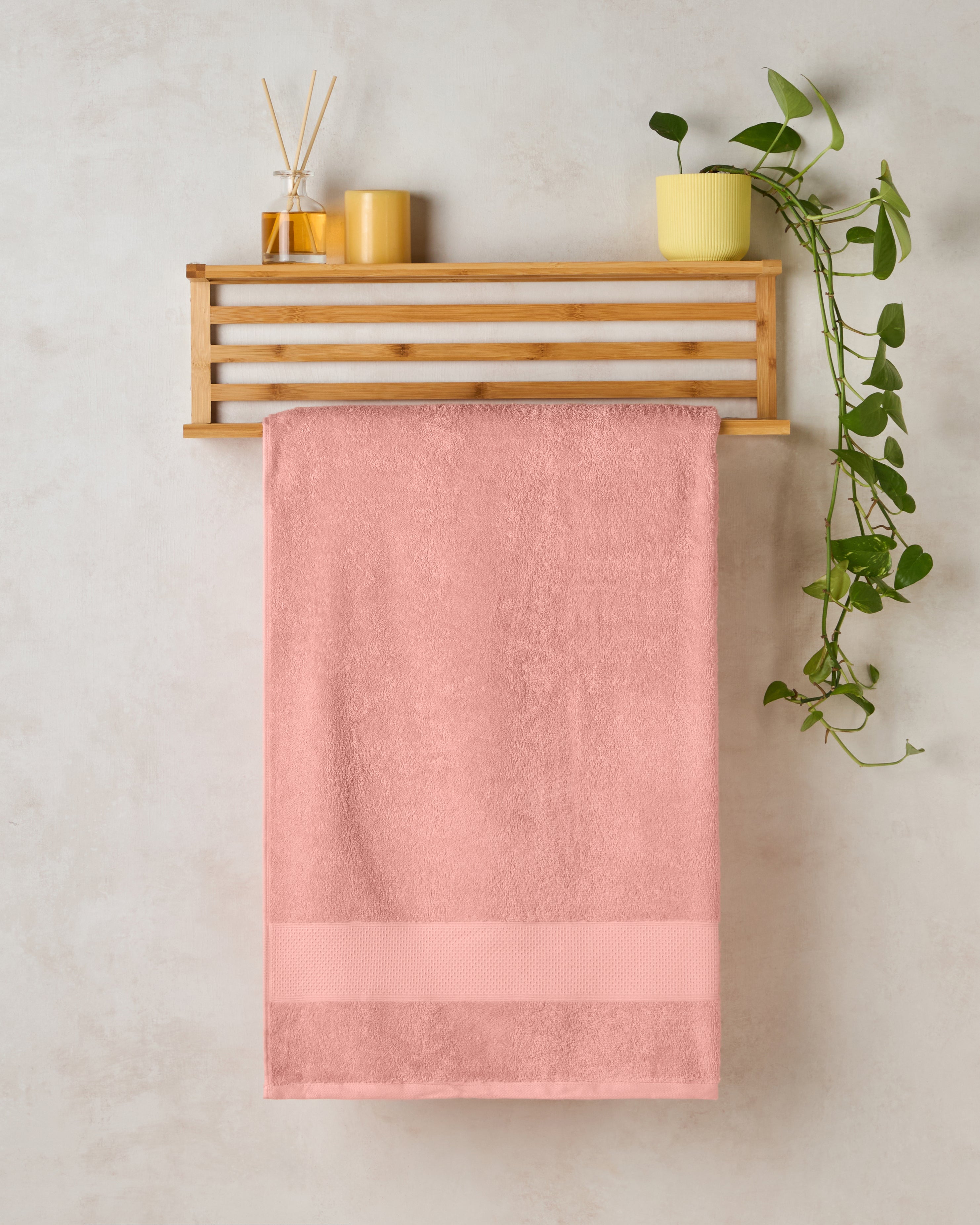 The Elite Collection | Bath Sheet | 450 GSM | Peach Blush