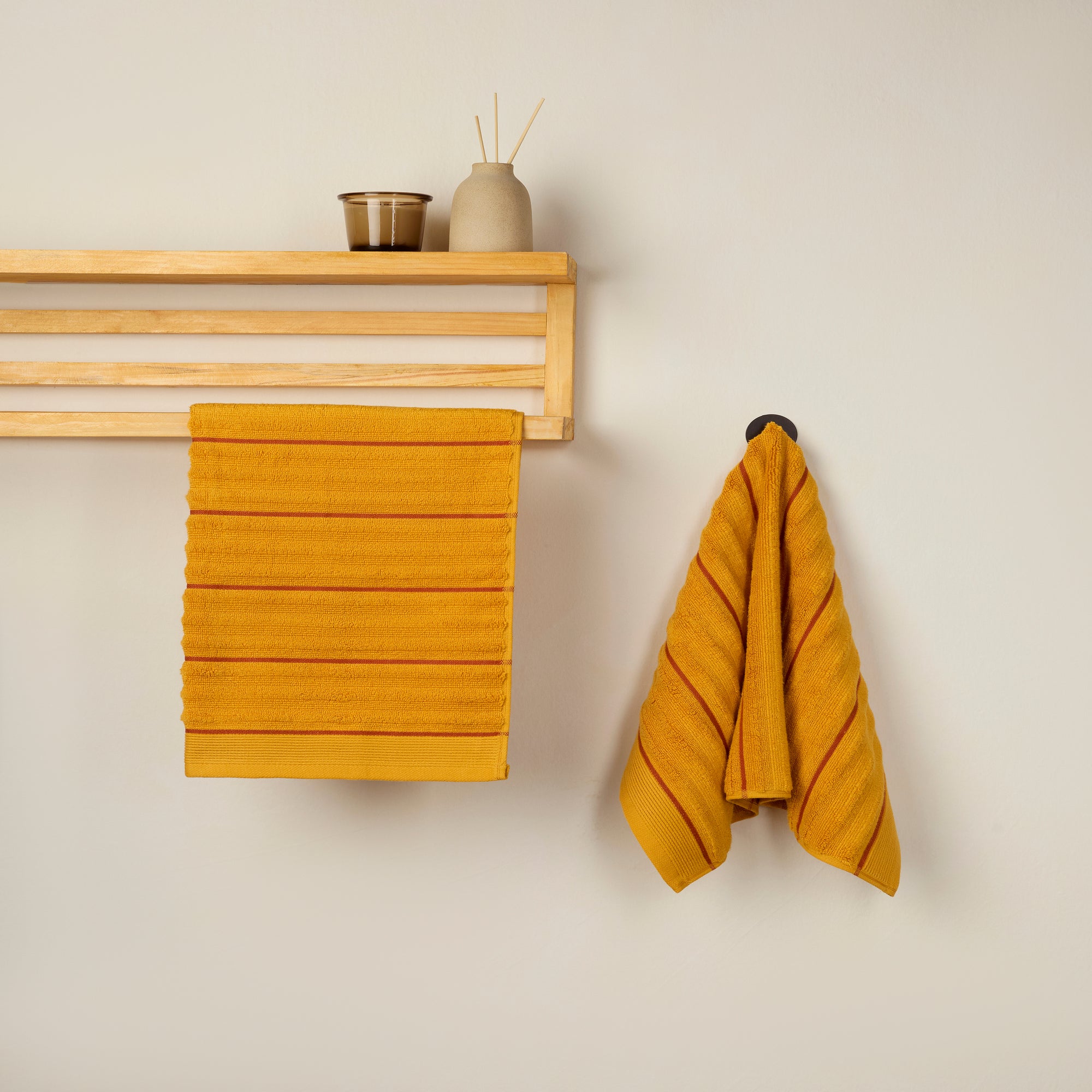 Elite Collection | Hand Towel(Pack of 2) | 550 GSM | Yellow