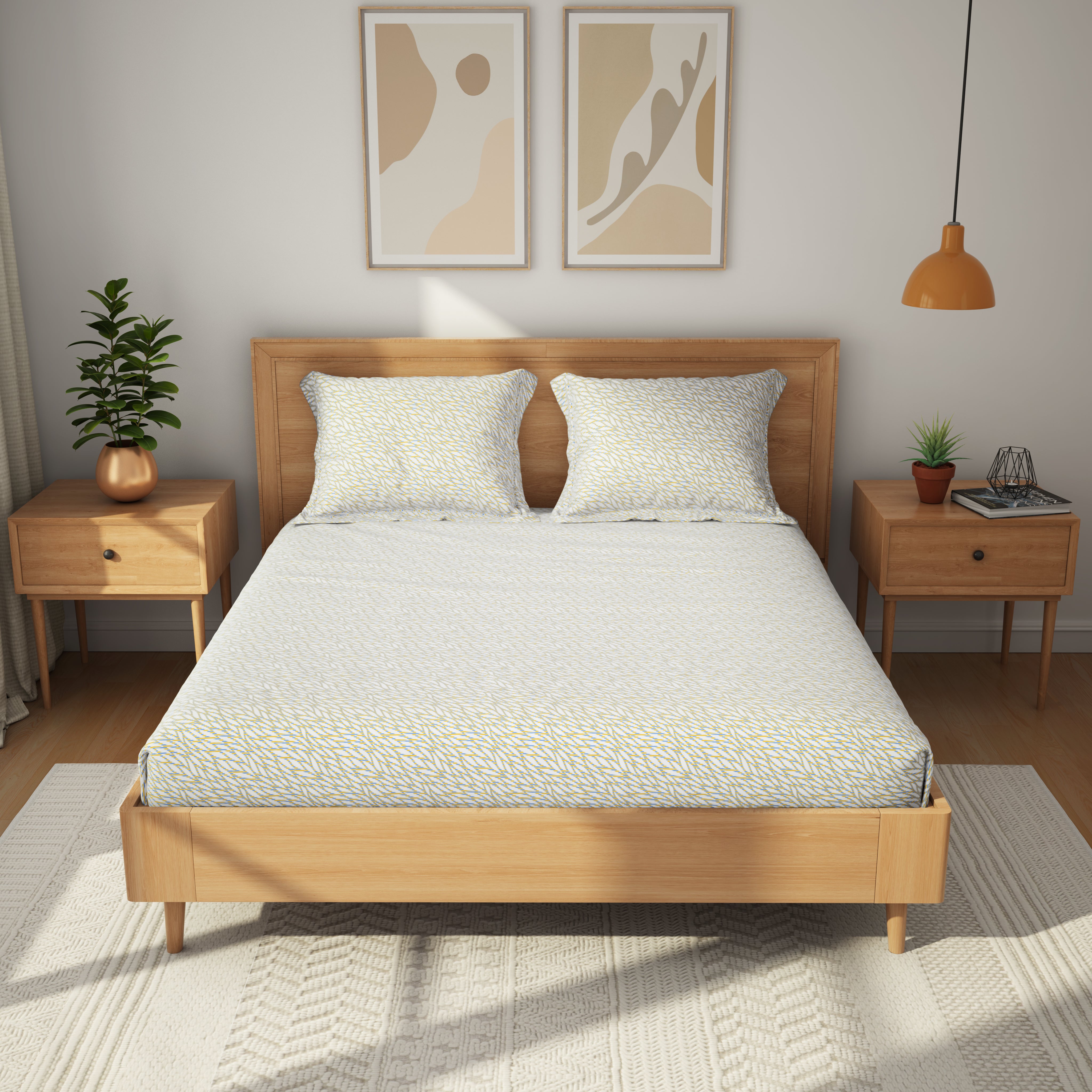 The Gifting Collection | King Bedsheet Set | 120 TC | Confetti