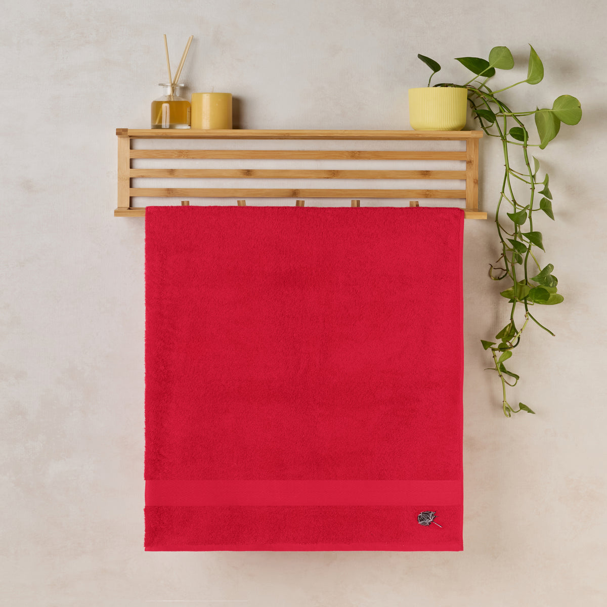 Elite Collection | Bath Towel | 580 GSM | Red