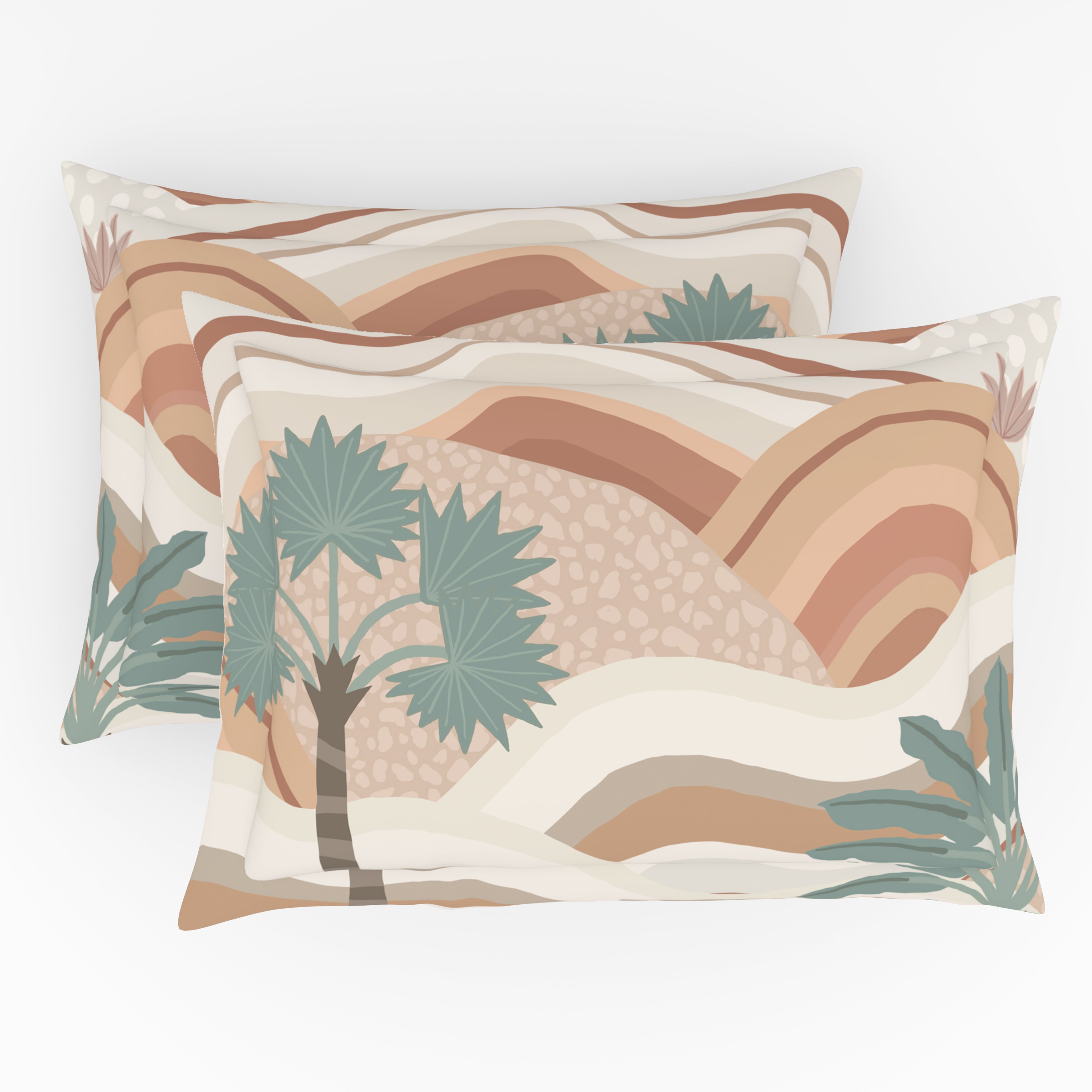 The Gifting Collection | King Bedsheet Set | 210 TC Cotton | Clay Red