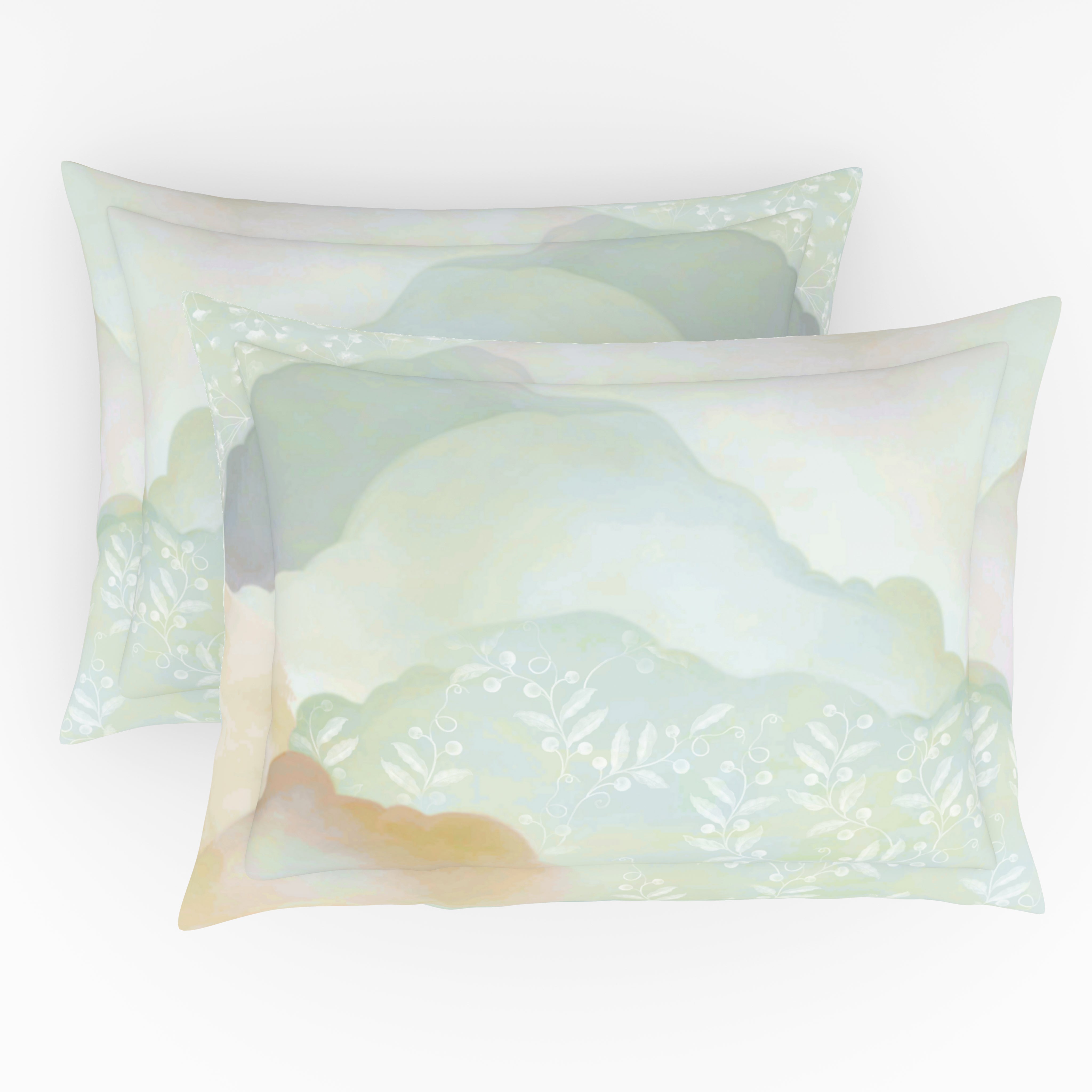 The Gifting Collection | King Bedsheet Set | 210 TC Cotton | Mint Green