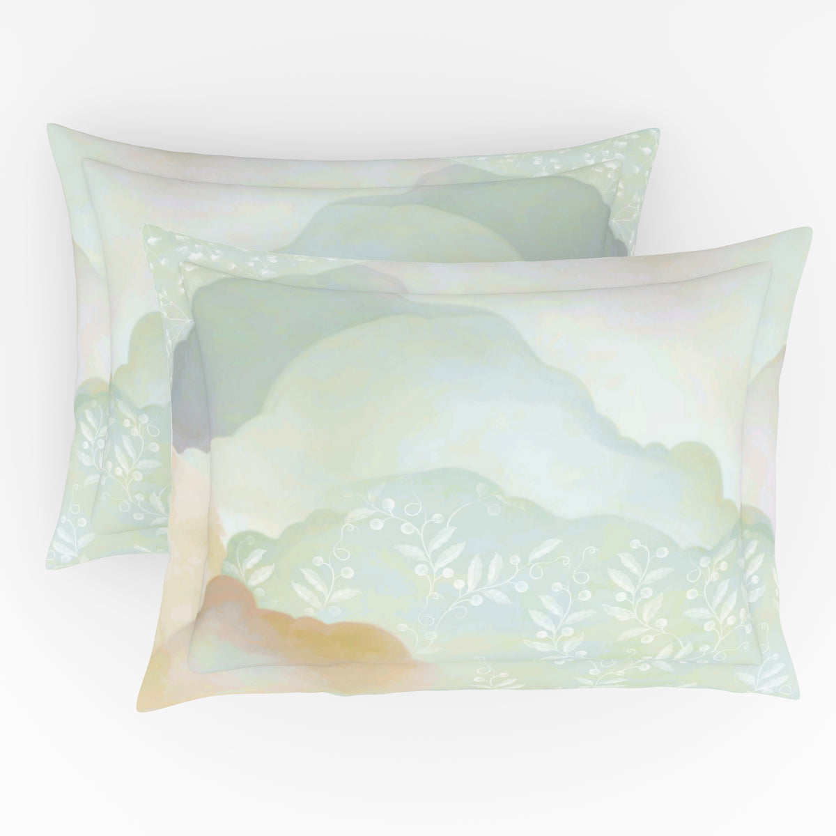 The Gifting Collection | King Bedsheet Set | 210 TC Cotton | Mint Green