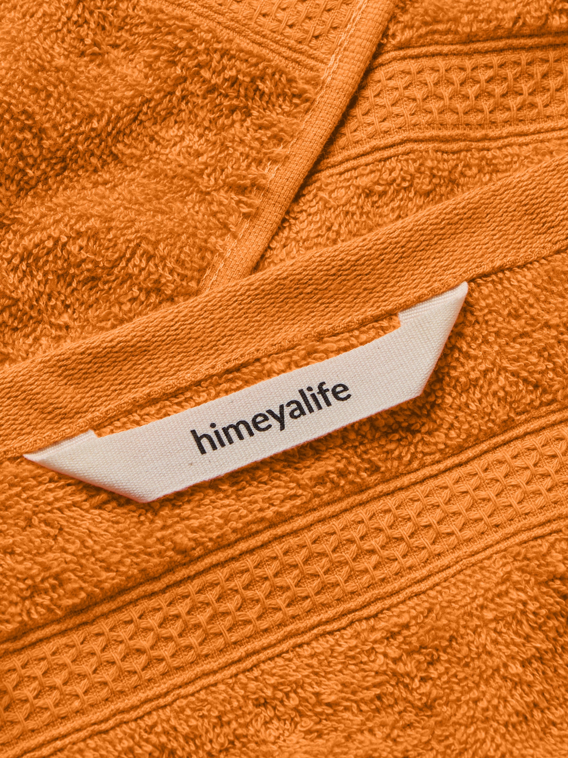 The Elite Collection | Face Towel | 450 GSM Pack of 4 | Tangy Orange