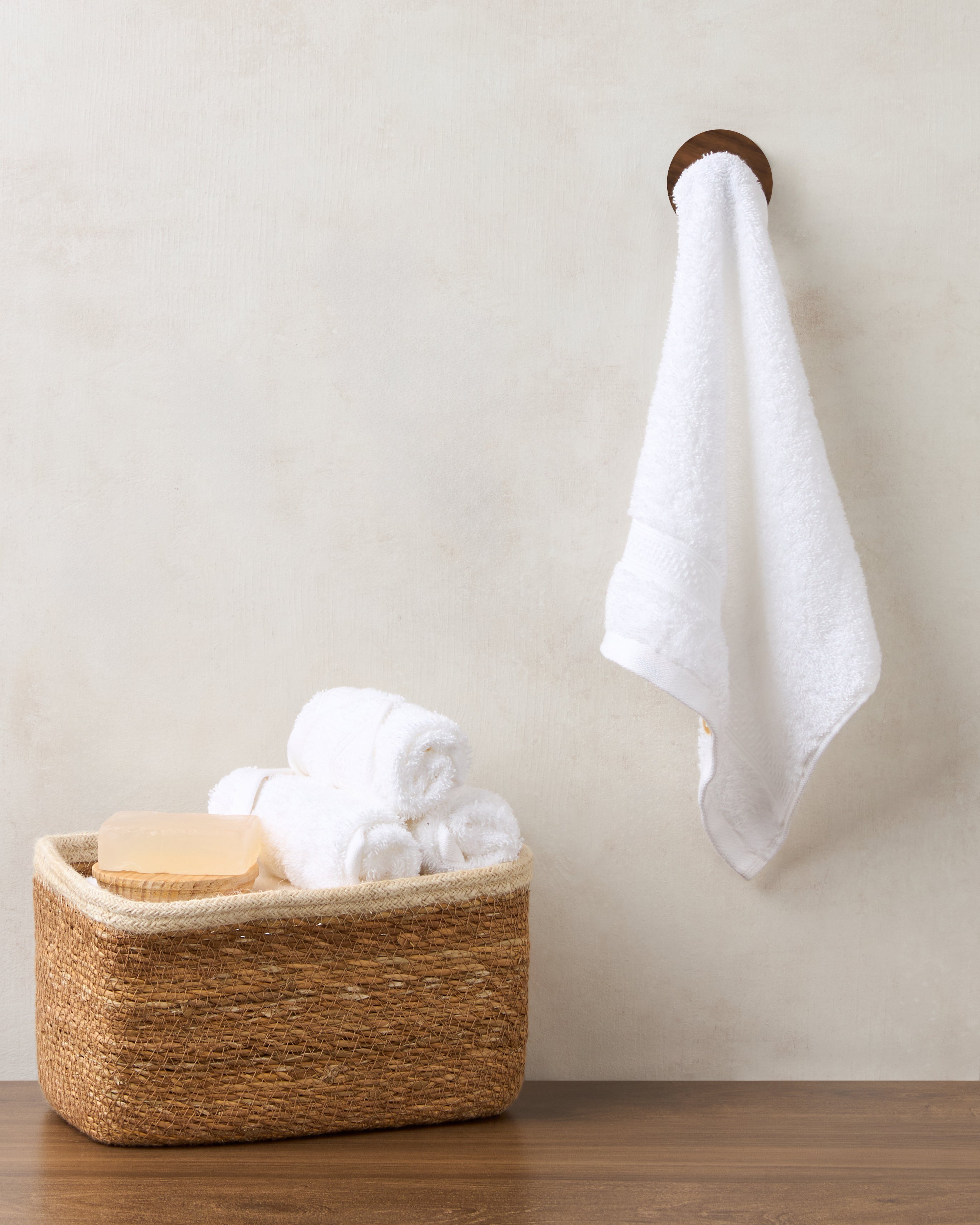 The Elite Collection | Face Towel | 450 GSM Pack of 4 | Star White