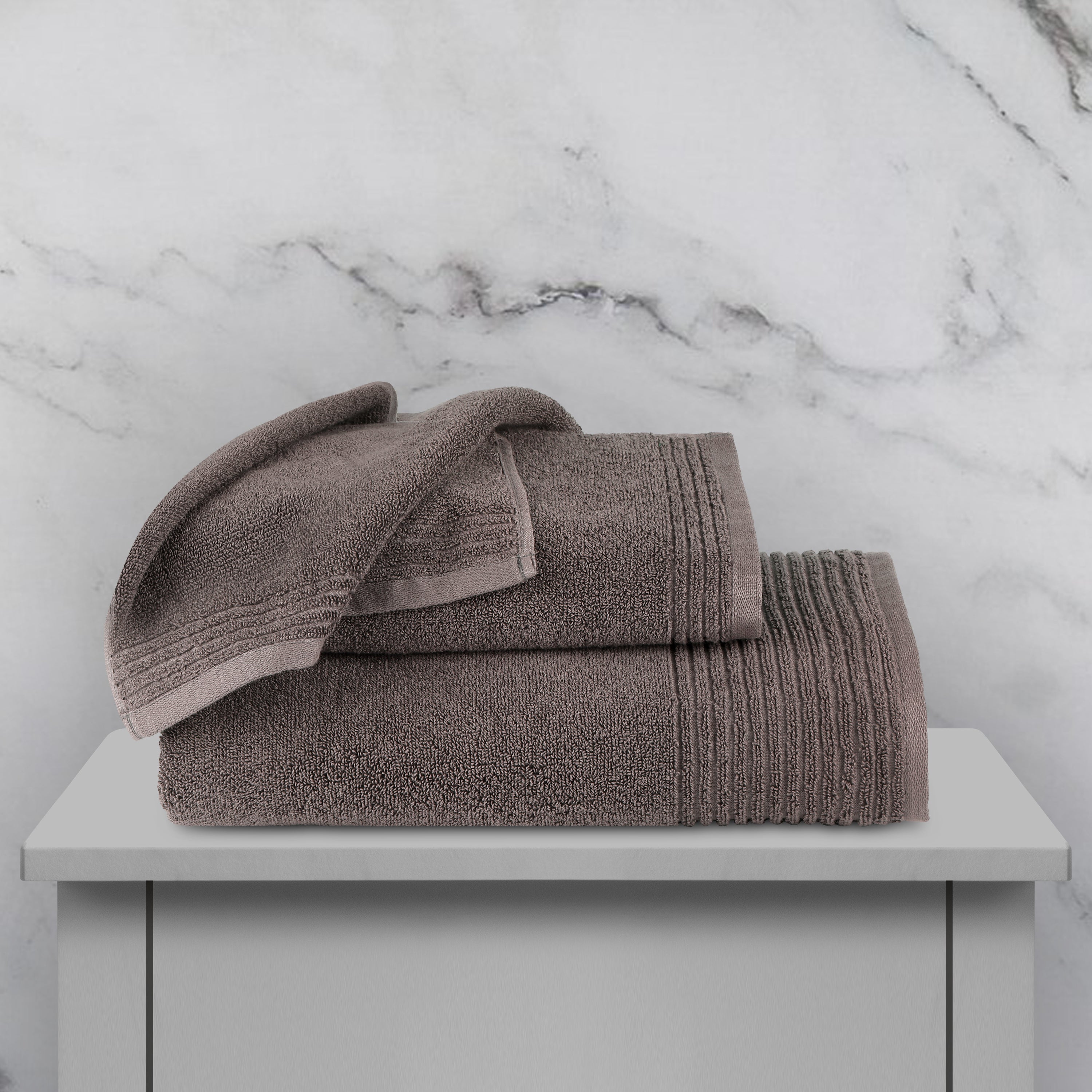 Gold Collection | Hand Towel | 600 GSM | Grizzle Grey by Himeya