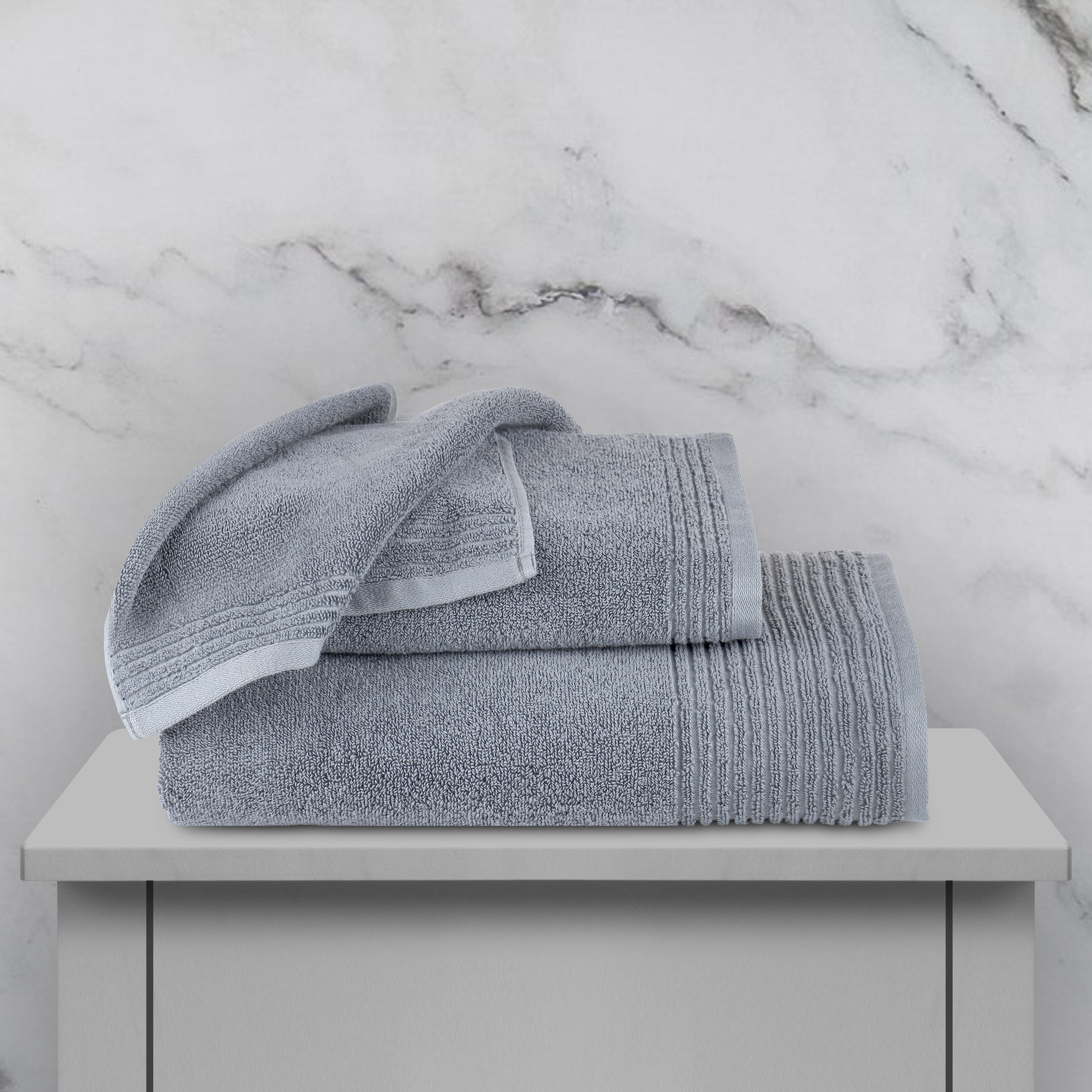 Gold Collection, Lush Spa | Bath Towel | 600 GSM - Vintage Blue by Himeya