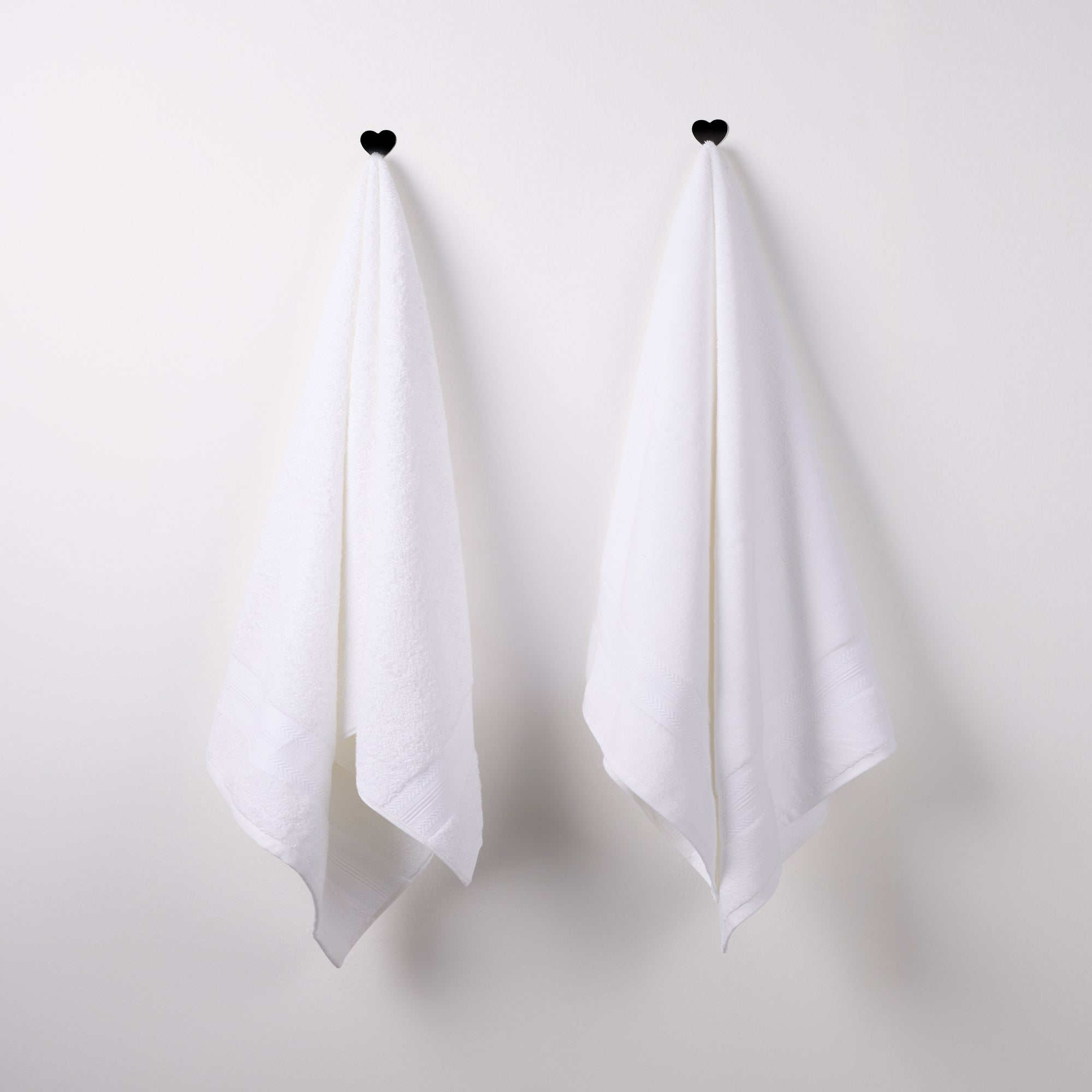 Bamboo Cotton | Bath Towel(Pack of 2) | 600 GSM | White