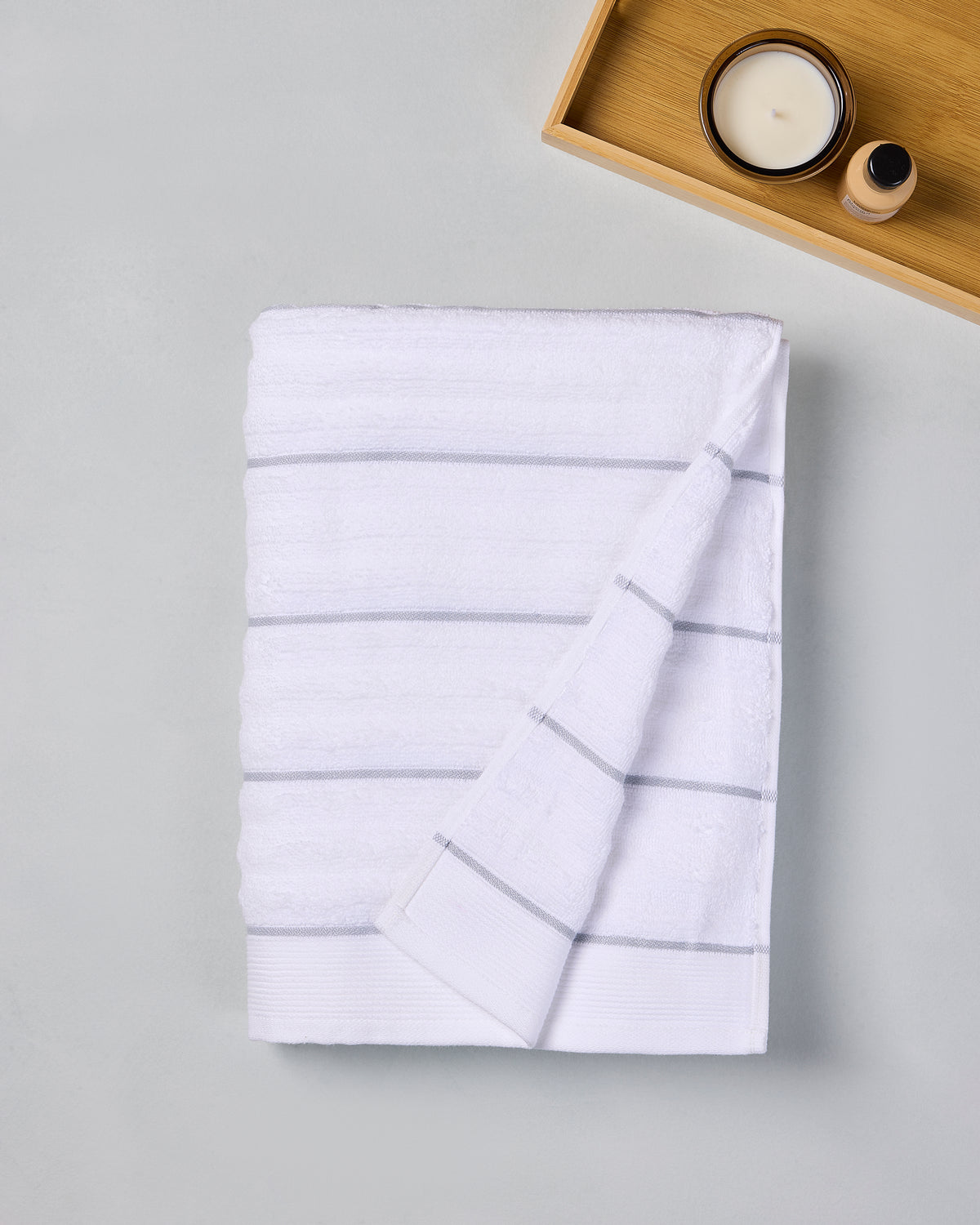 Elite Collection | Bath Towel | 550 GSM | Star White by Himeya