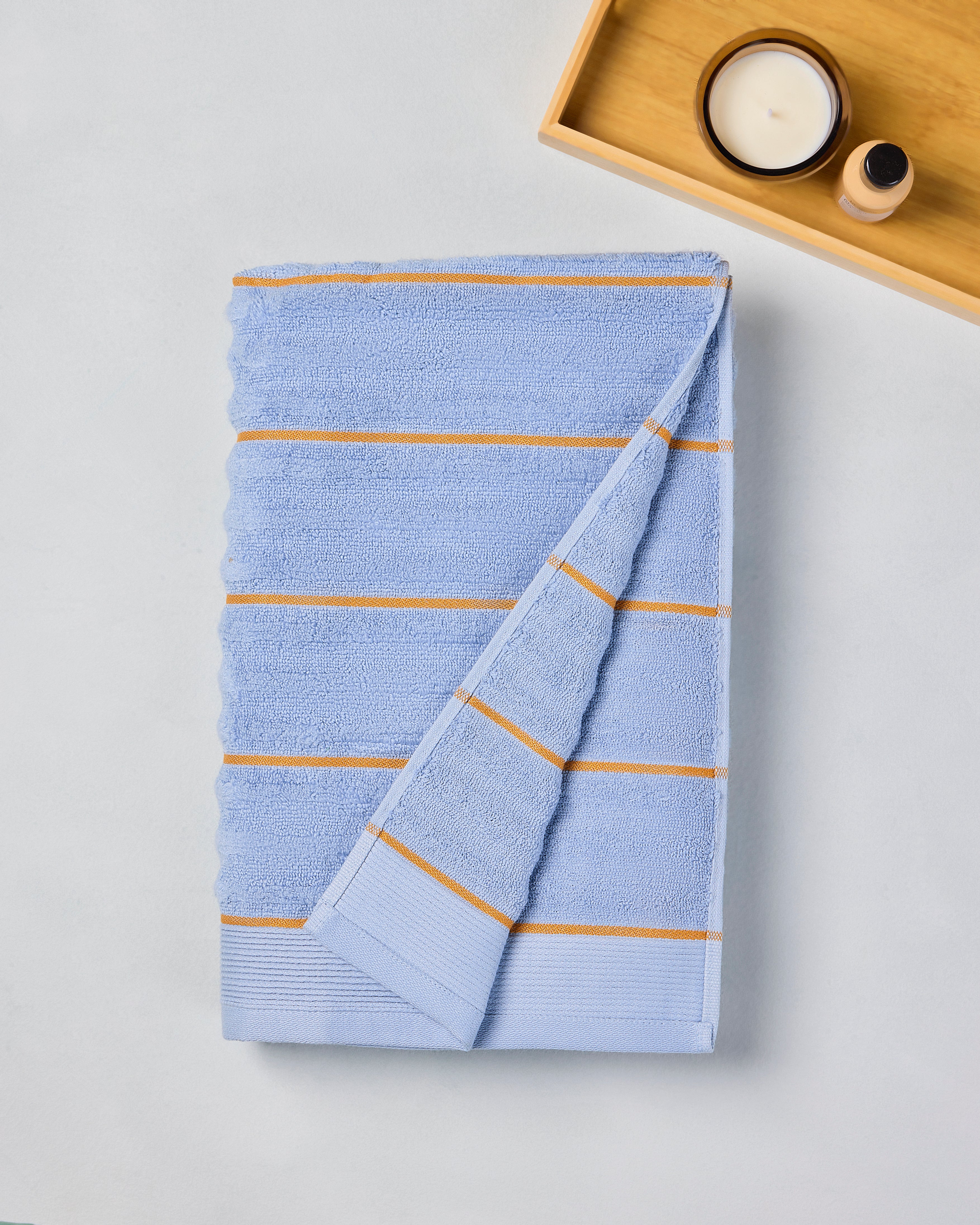 Elite Collection, Plush Quickdry | Bath Towel | 550 GSM - Dolphin Blue by Himeya