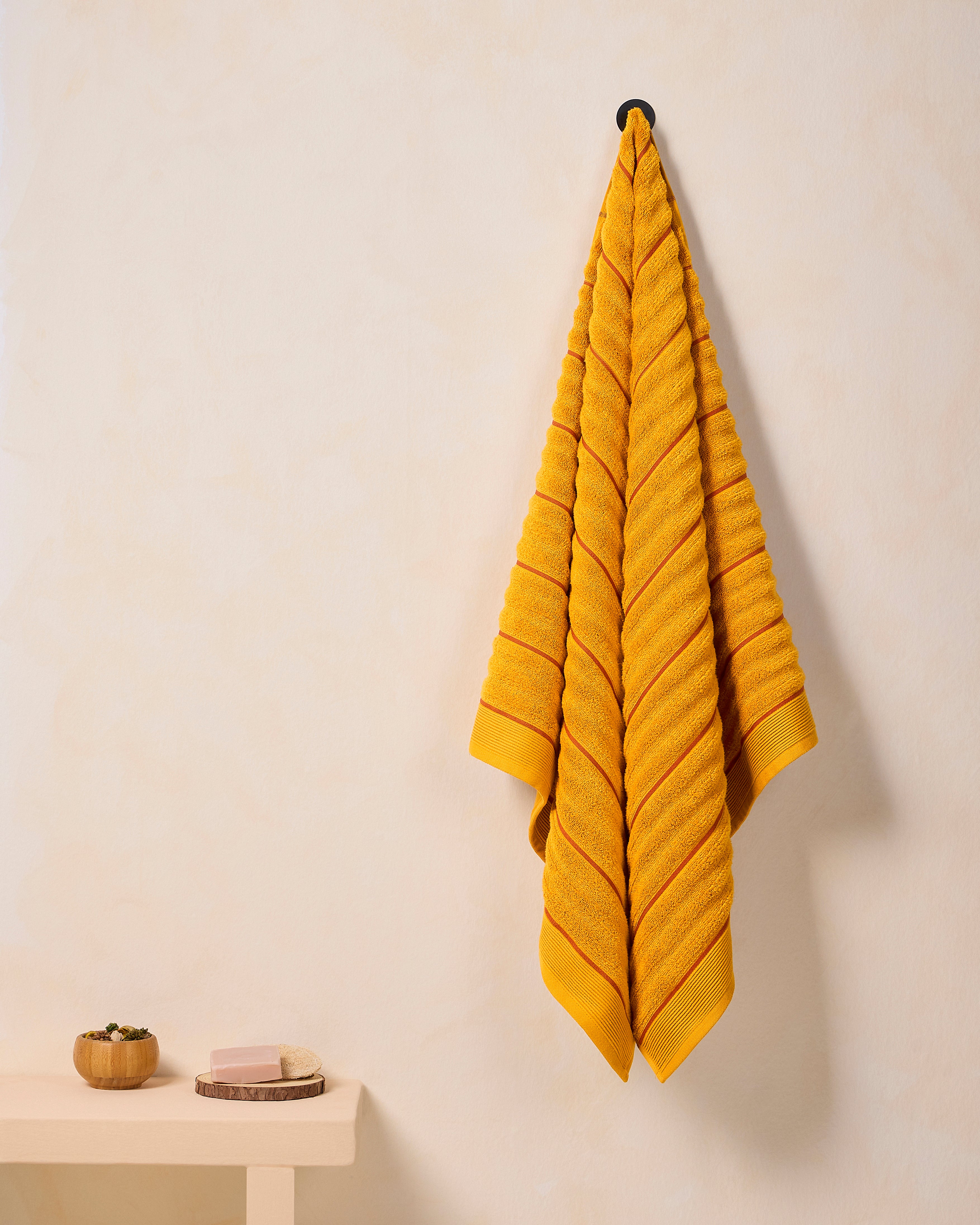 Elite Collection, Plush Quickdry | Bath Towel | 550 GSM - Sunflower Yellow by Himeya
