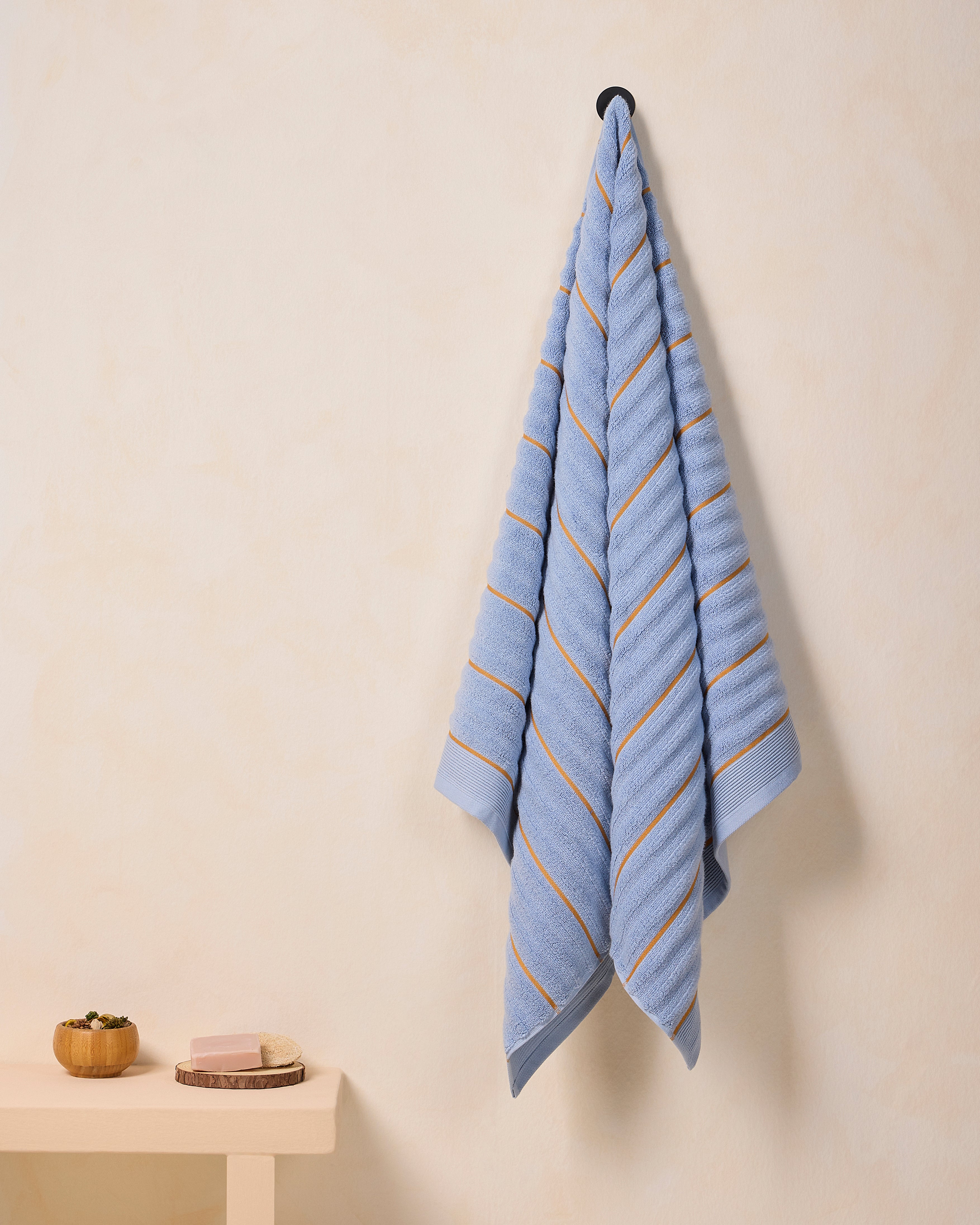 Elite Collection, Plush Quickdry | Bath Towel | 550 GSM - Dolphin Blue by Himeya
