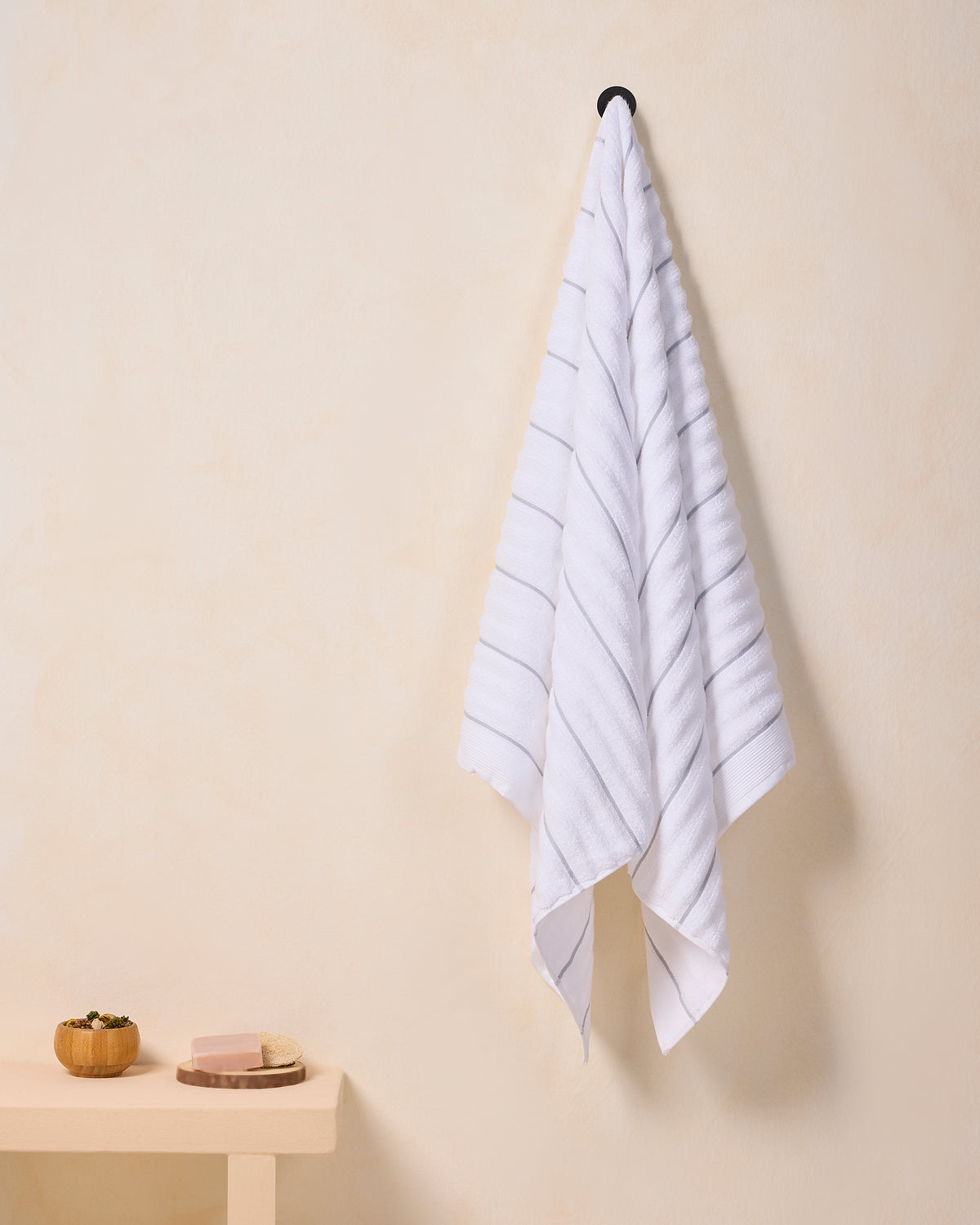 Elite Collection | Bath Towel | 550 GSM | Star White by Himeya