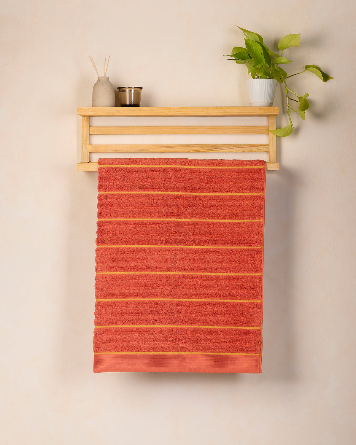 Elite Collection | Bath Towel | 550 GSM | Cinnamon Red by Himeya