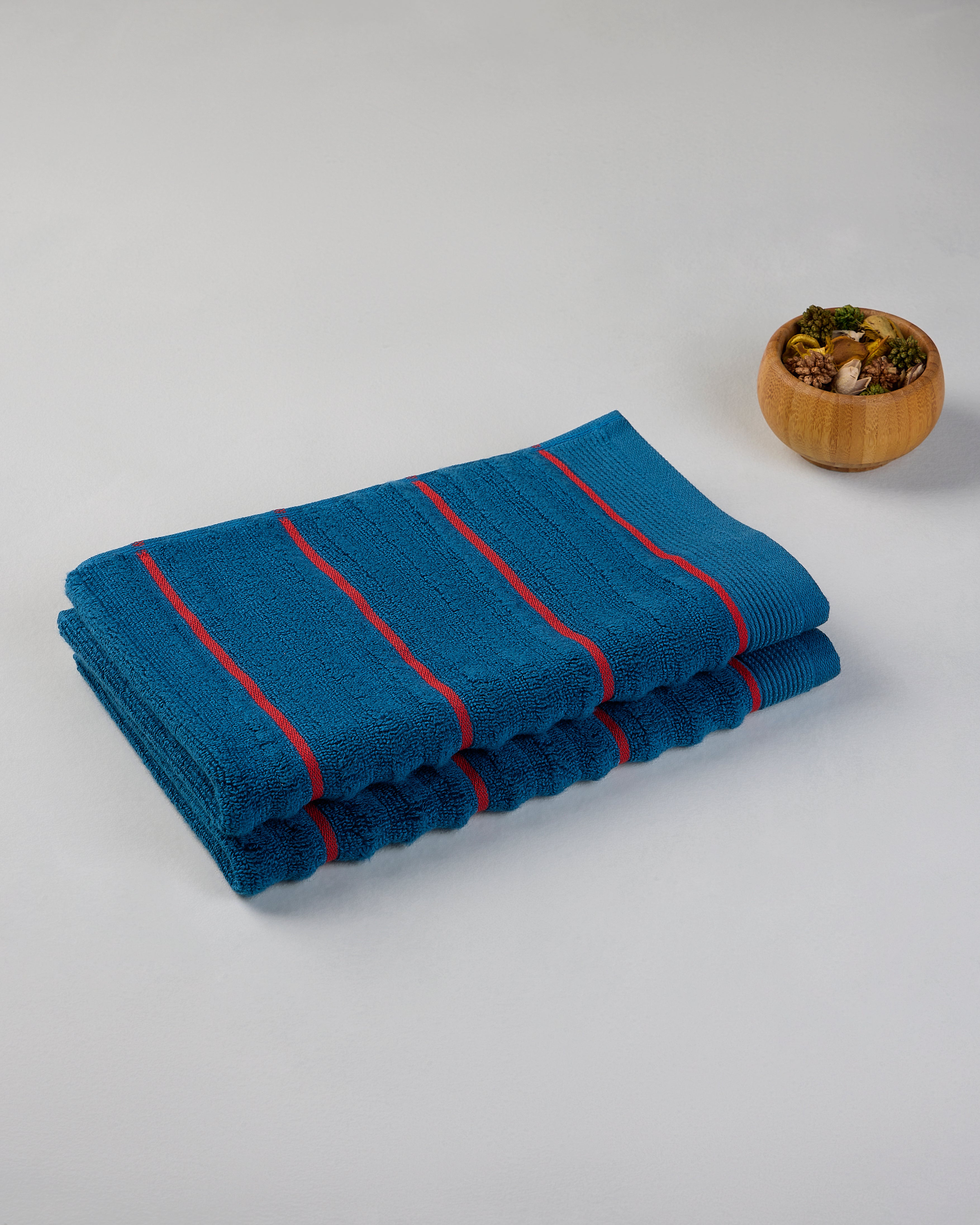 Elite Collection, Plush Quickdry | Hand Towel | 550 GSM Pack of 2 - Deep Teal by Himeya