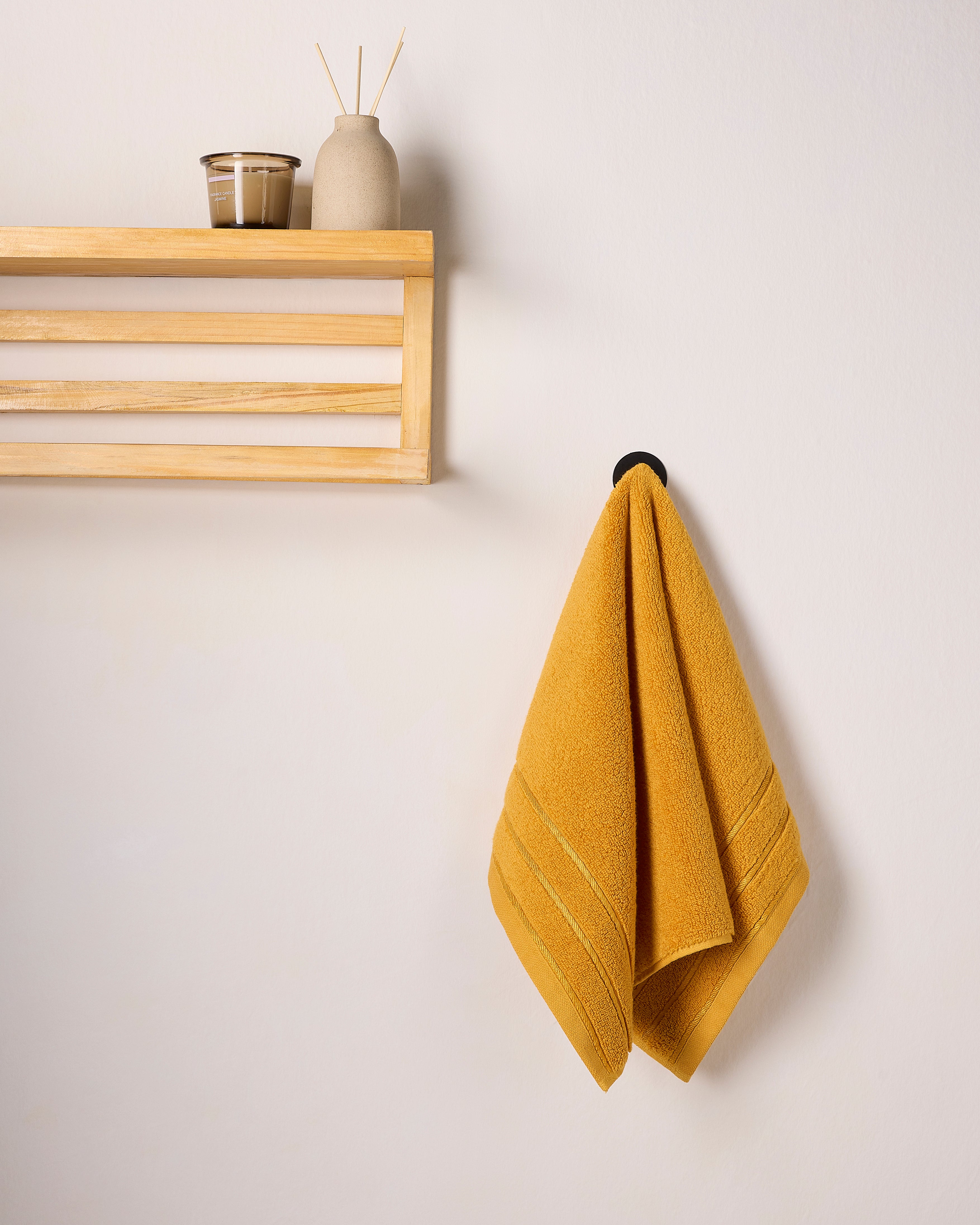 Gold Collection | Hand Towel | 650 GSM | Golden Yellow by Himeya