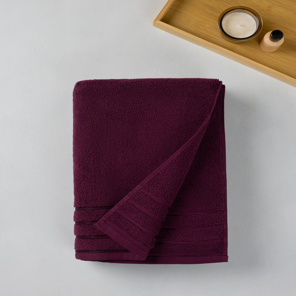 Gold Collection | Hand Towel | 650 GSM | Wine